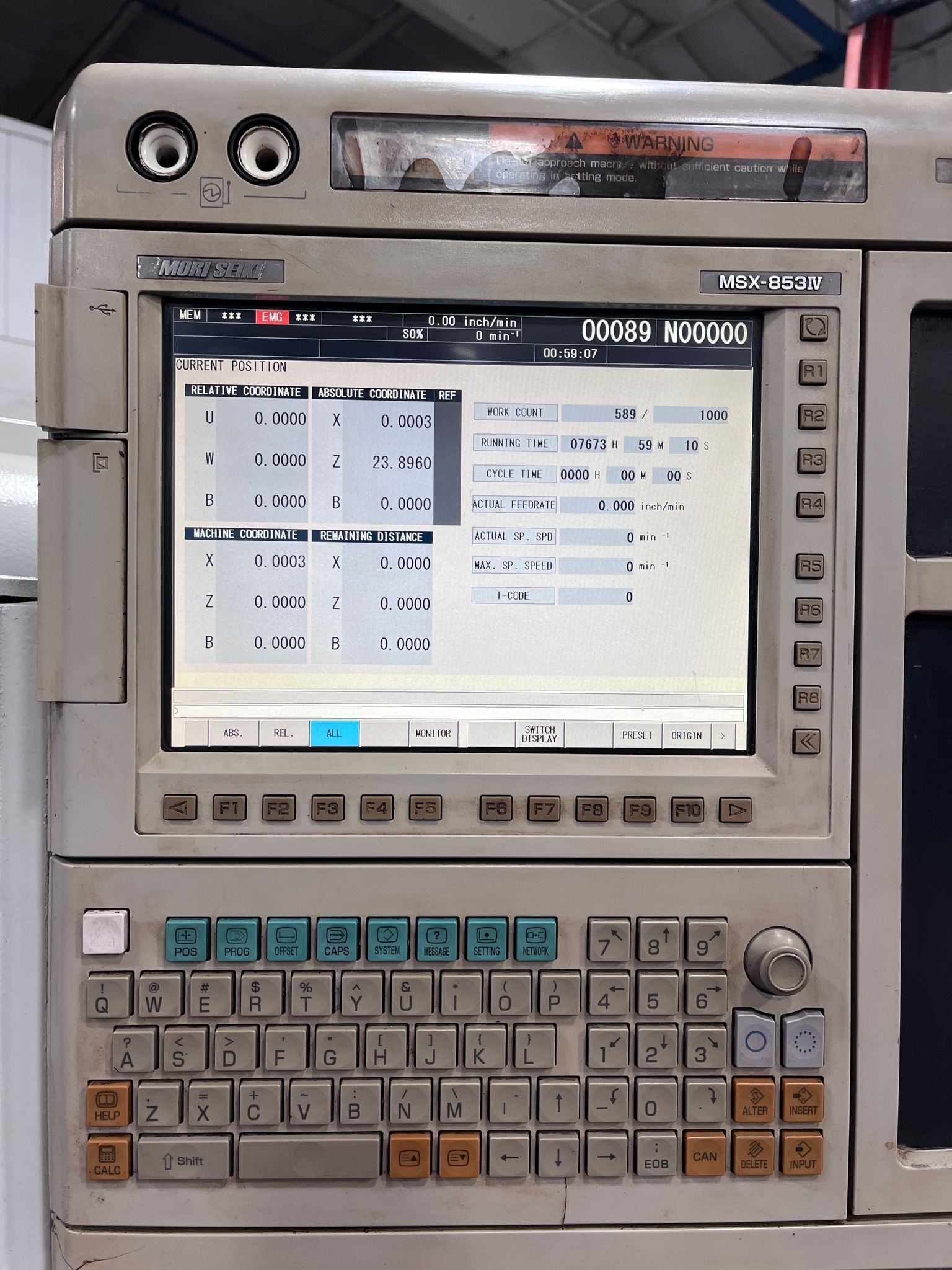 DMG Mori Seiki NLX 2500/700 CNC Turning Center - Lathe 7