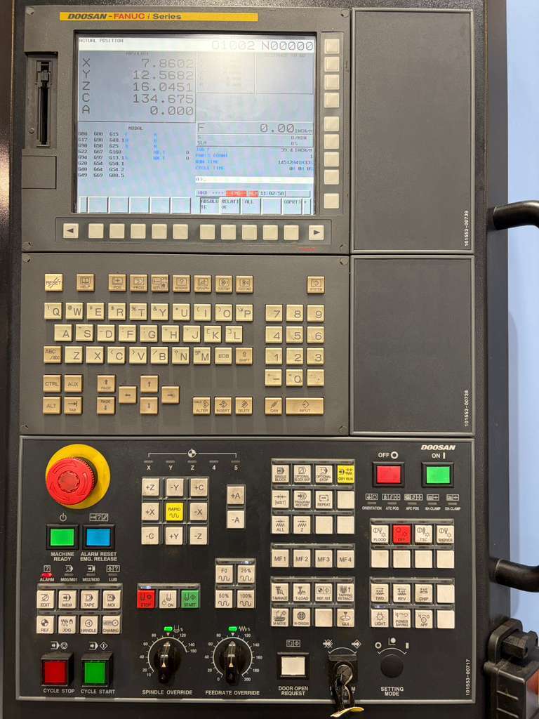 Doosan DNM 350/5AX 5-Axis CNC Vertical Machining Center - 2017 Mill 6