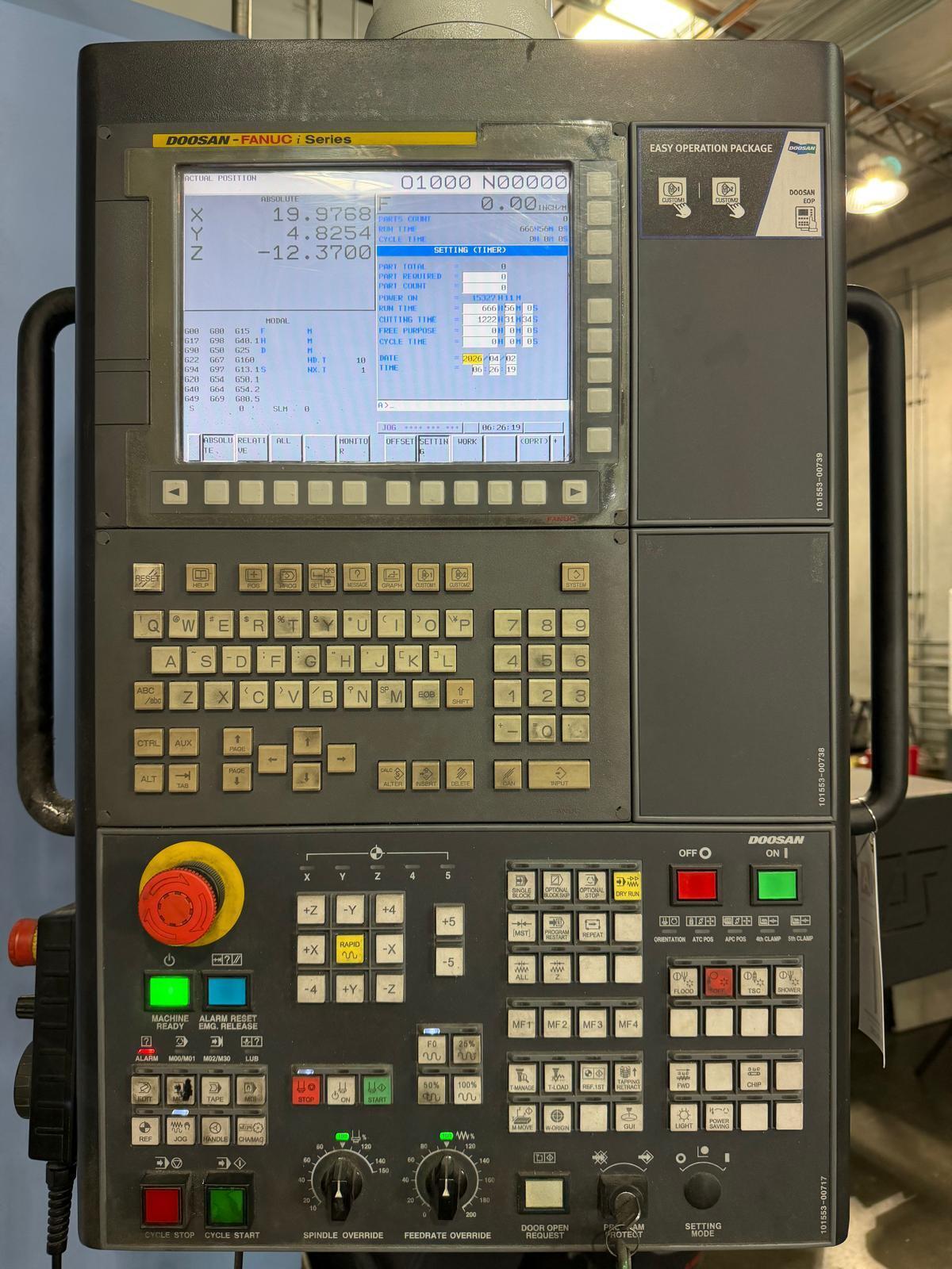Doosan DNM 750II CNC Vertical Machining Center - 2018 TSC, 12,000 RPM Mill 4