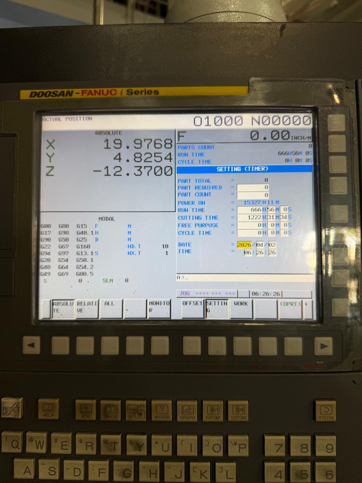 Doosan DNM 750II CNC Vertical Machining Center - 2018 TSC, 12,000 RPM Mill 5