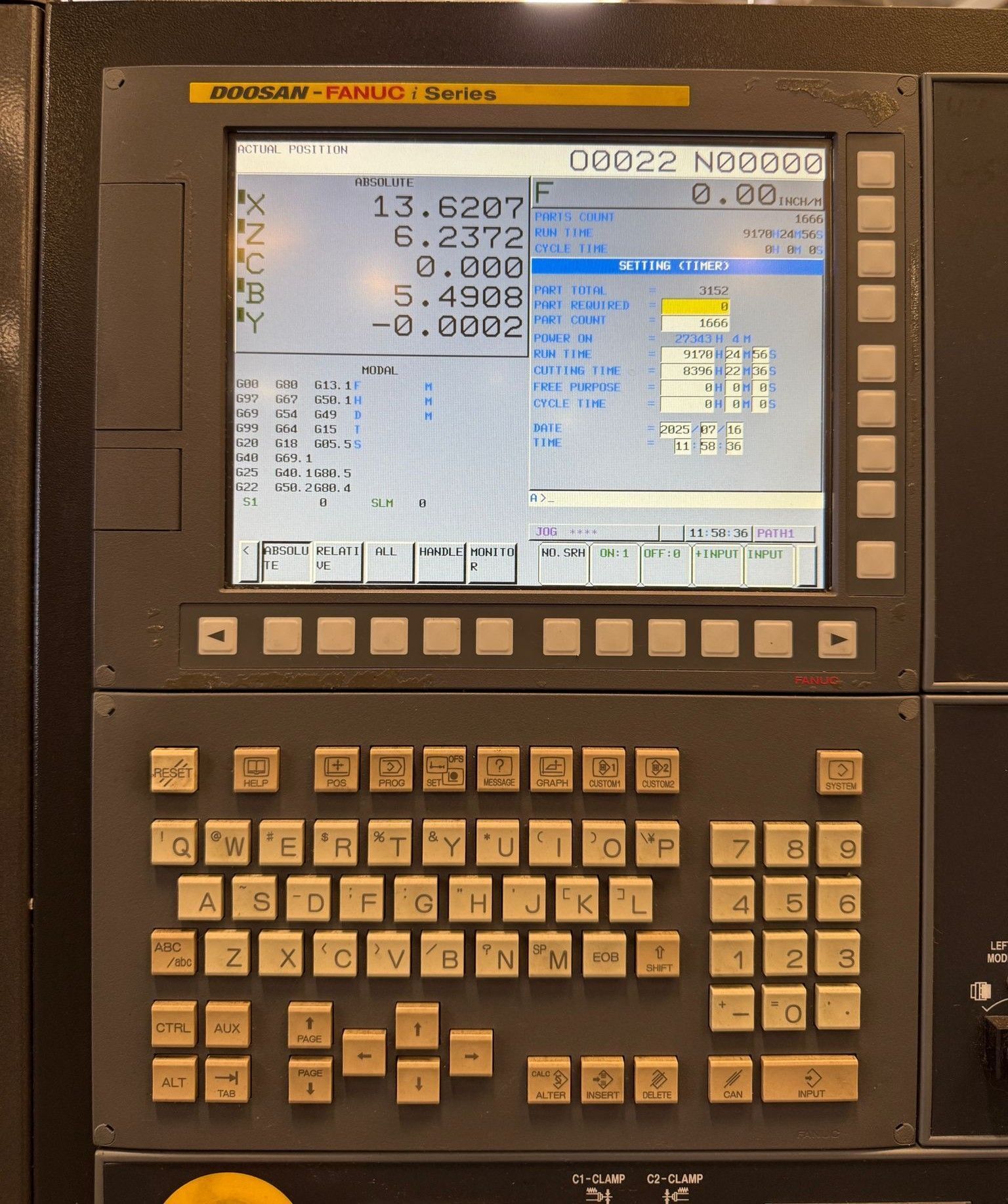 Doosan Lynx 220LSYC CNC Turning Center - Sub Spindle Y Axis Lathe 7