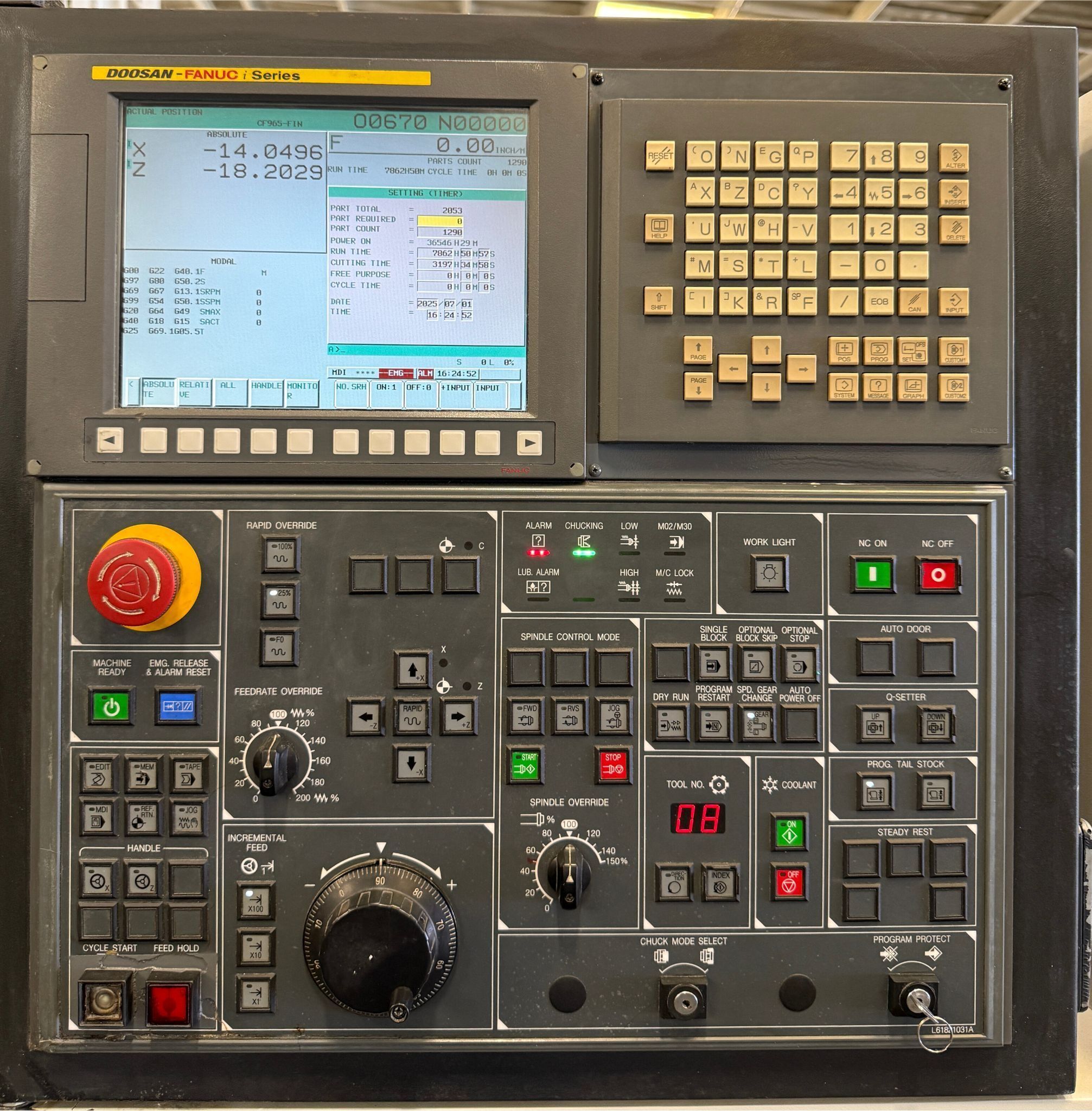 Doosan Puma 300C CNC Turning Center - 12″ Chuck Lathe 7