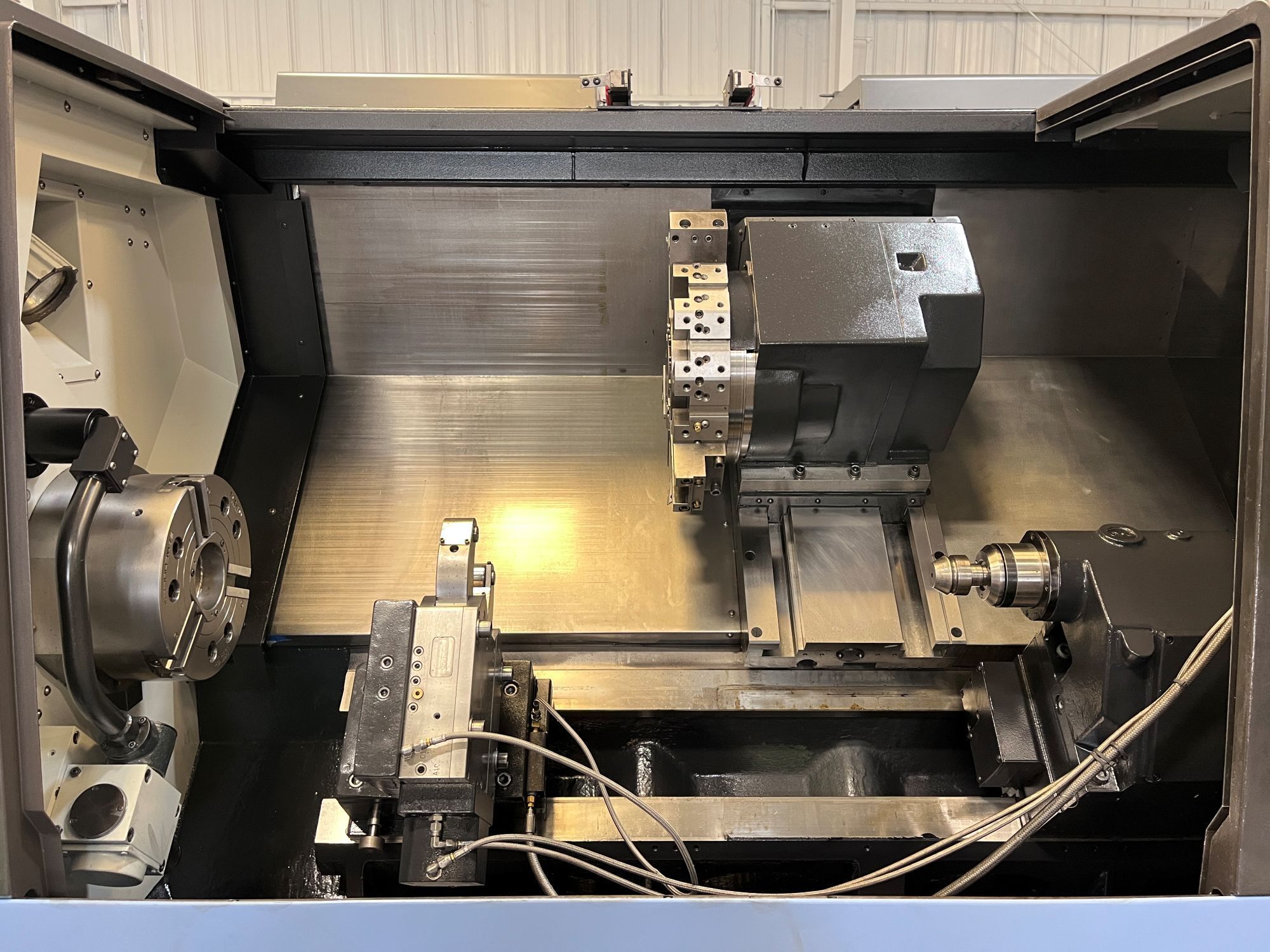 Doosan Puma 300LC CNC Turning Center - 12″ Chuck Long Bed Lathe 8