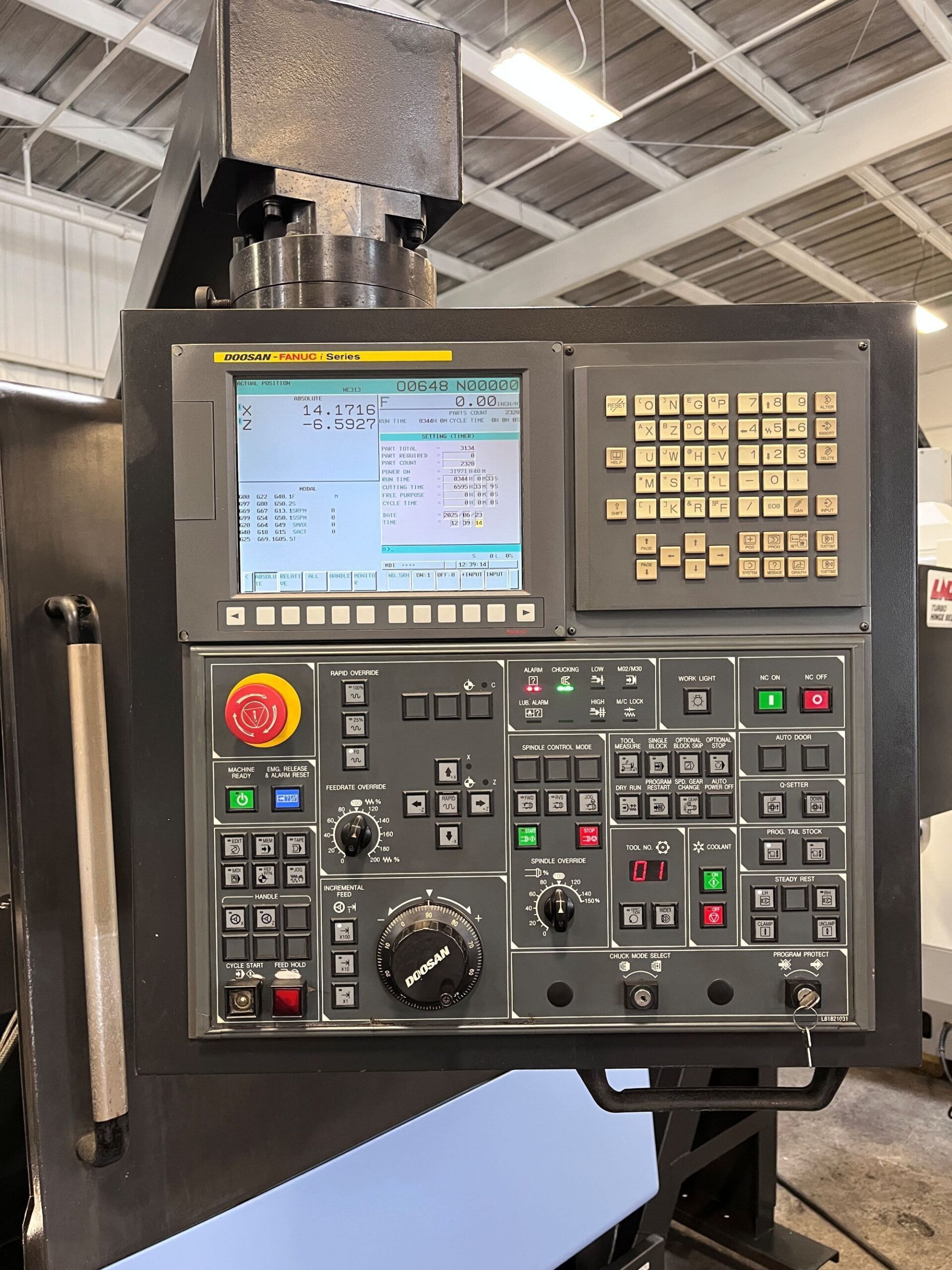 Doosan Puma 300LC CNC Turning Center - 12″ Chuck Long Bed Lathe 5