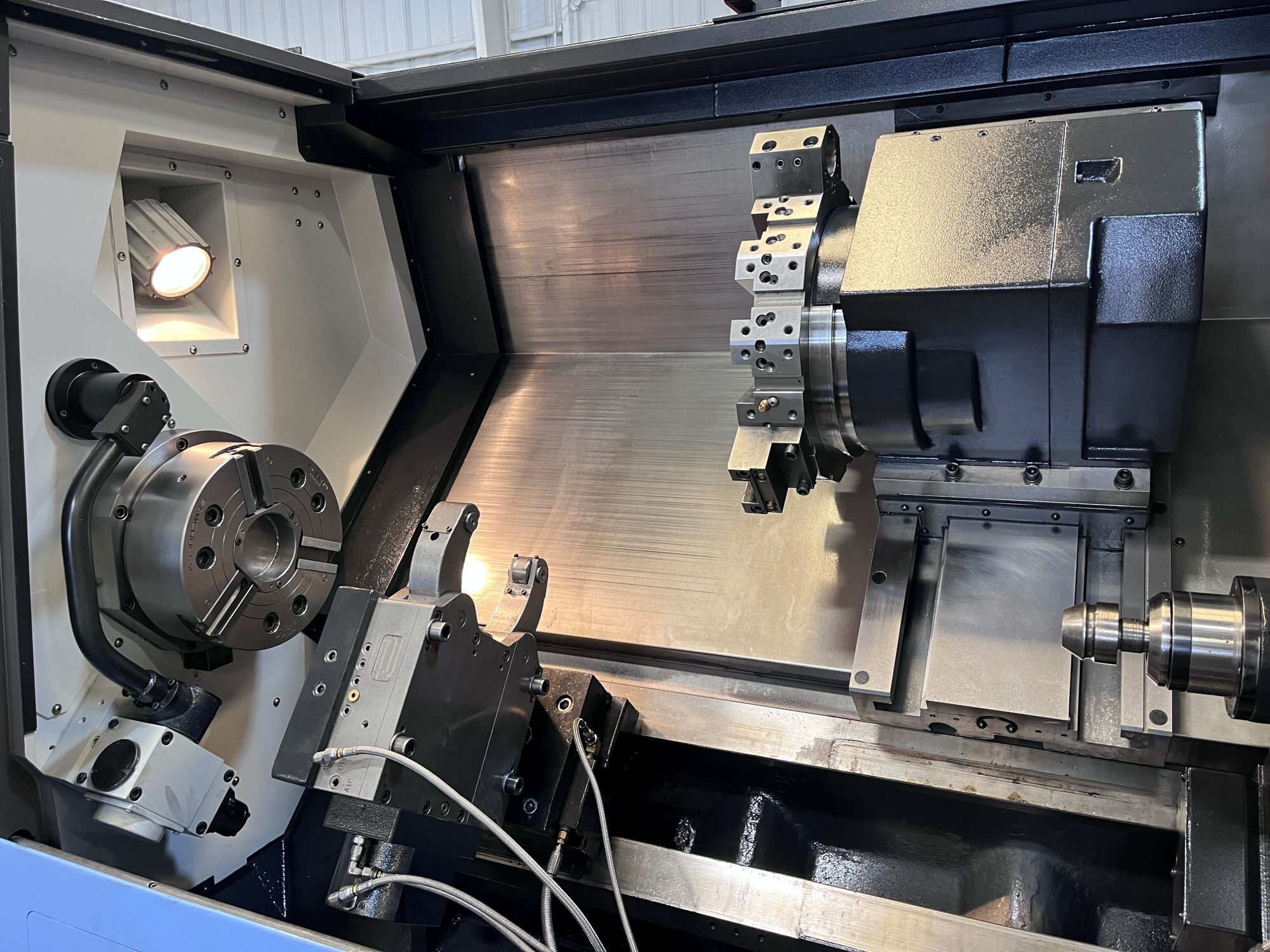Doosan Puma 300LC CNC Turning Center - 12″ Chuck Long Bed Lathe 10