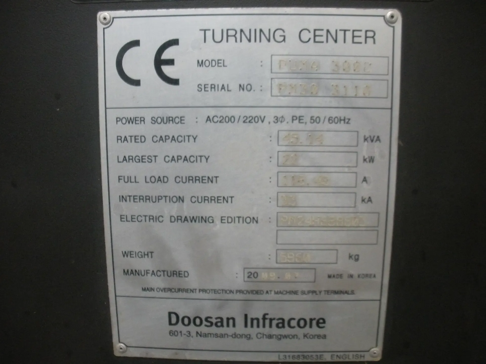 DOOSAN PUMA 300C CNC Lathes & Turning Centers 16
