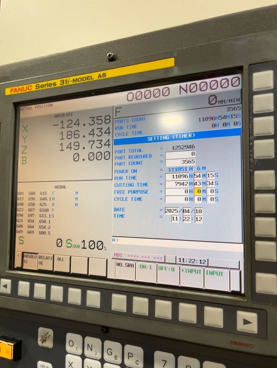 Fanuc Robodrill α-T14iEs CNC Drill Tap Center - 4th Axis Mill 5