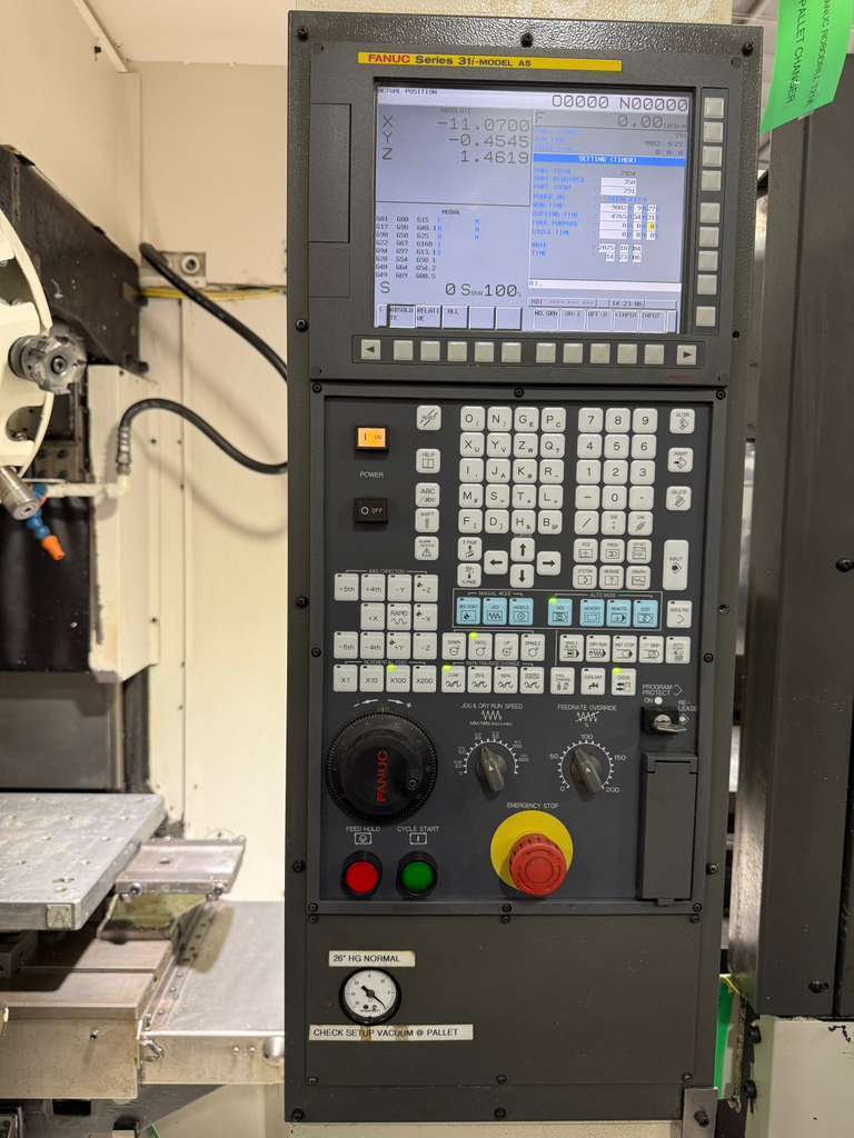 Fanuc Robodrill α-T21iFL CNC Drill Tap Center - Pallet Changer Mill 3