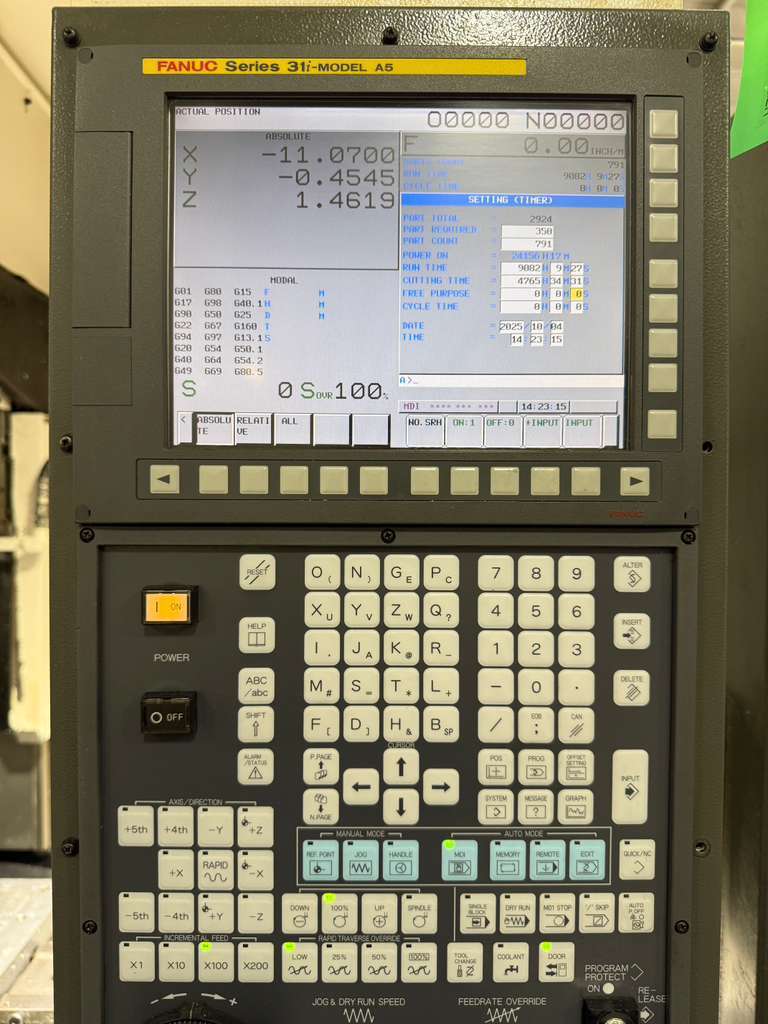 Fanuc Robodrill α-T21iFL CNC Drill Tap Center - Pallet Changer Mill 2