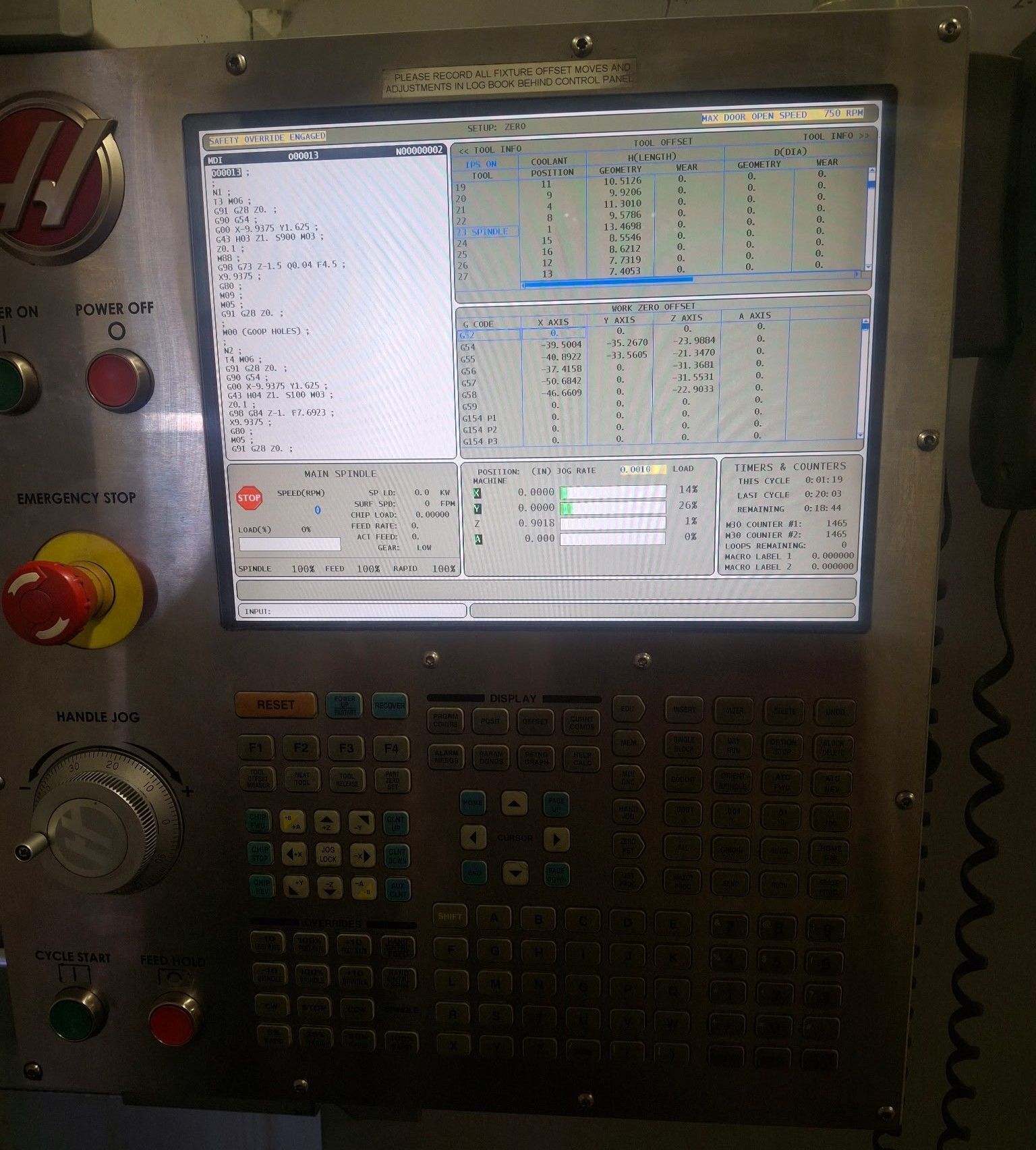 Haas EC-2000 CNC Horizontal Machining Center - 4th Axis Mill 2