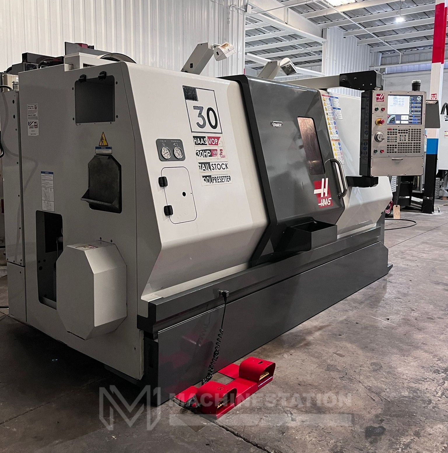 Haas SL-30T CNC Turning Center - 10" Chuck Tailstock Lathe 1
