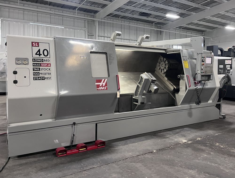 Haas SL-40L CNC Turning Center - Long Bed Lathe 2