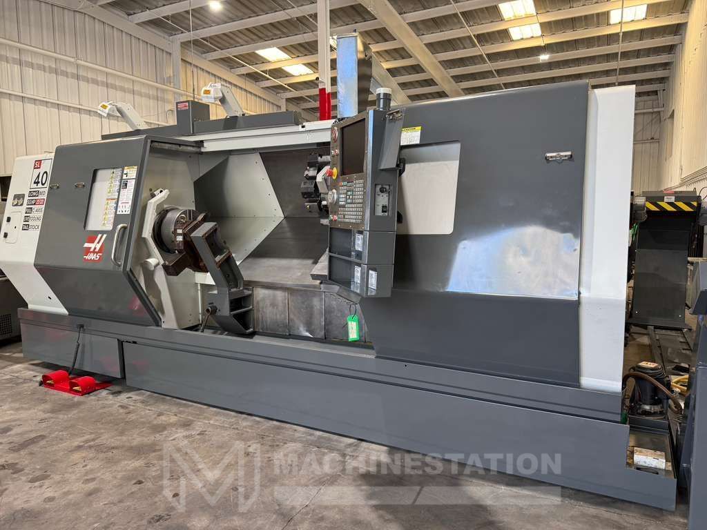 Haas SL-40L CNC Turning Center - C Axis Live Tooling, Steady Rest, Long Bed Lathe 2