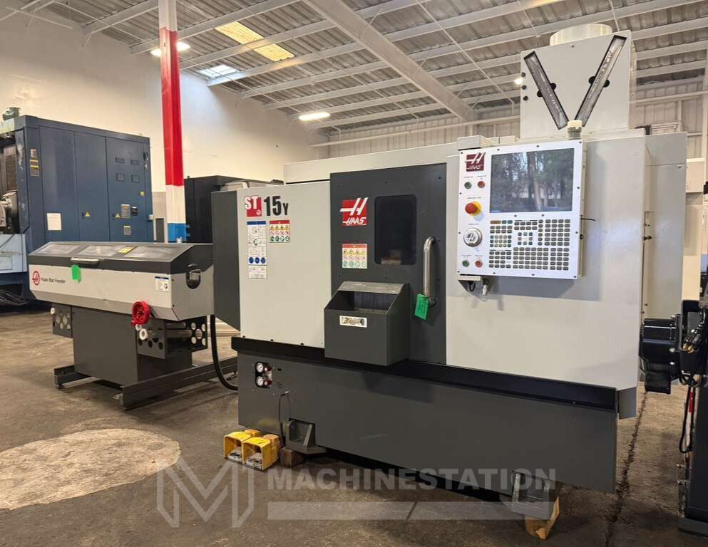Haas ST-15Y CNC Turning Center - 2019 Y Axis Sub Spindle Bar Feeder Lathe 1