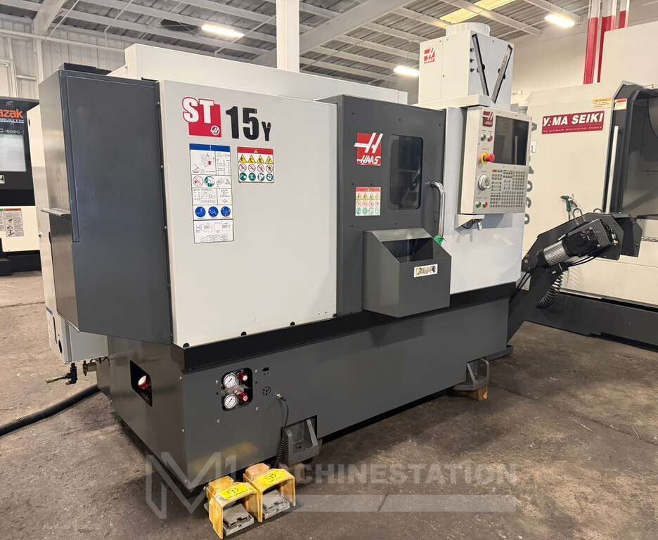 Haas ST-15Y CNC Turning Center - 2019 Y Axis Sub Spindle Bar Feeder Lathe 2