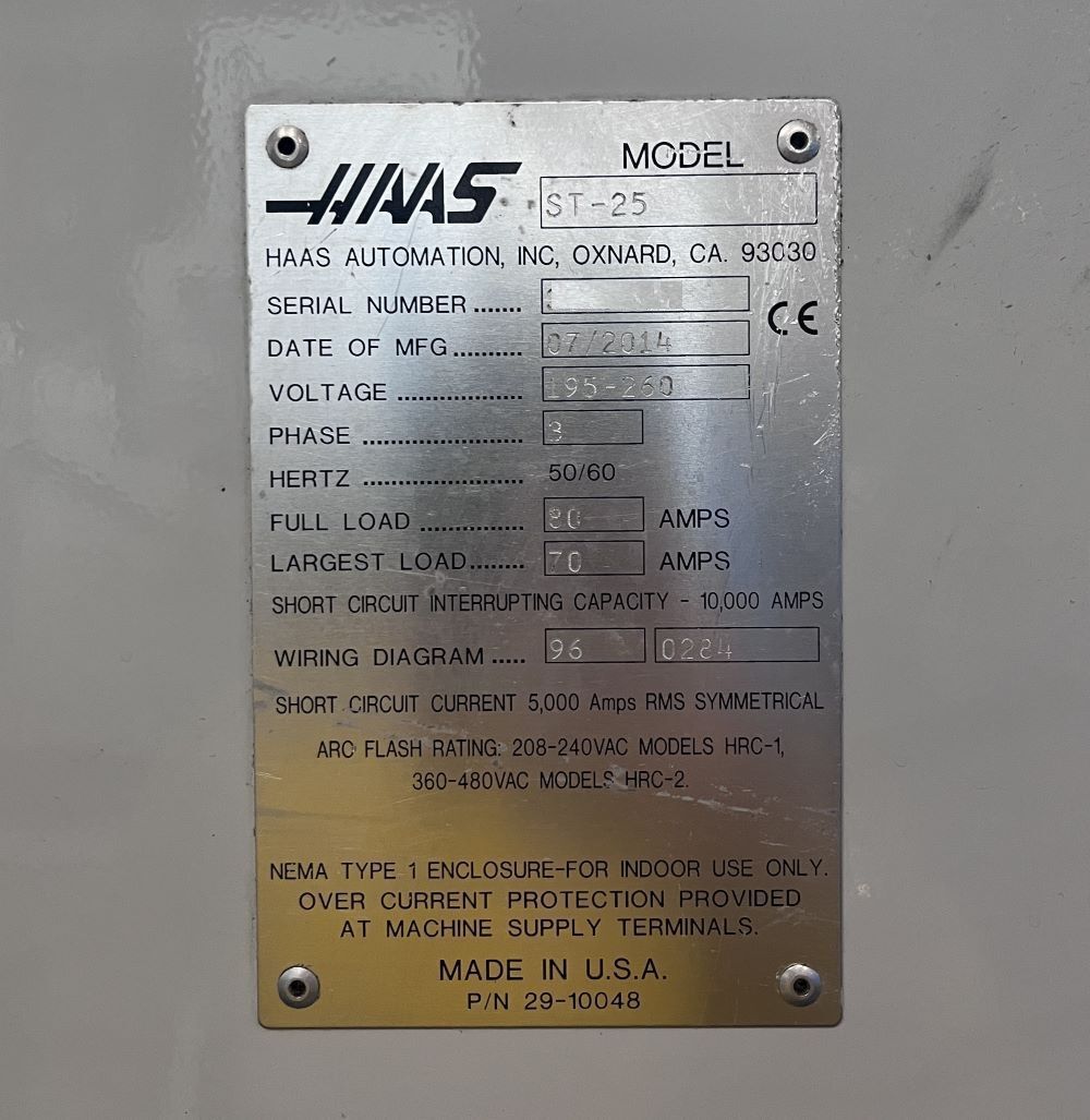 Haas ST-25 CNC Turning Center - Lathe 11