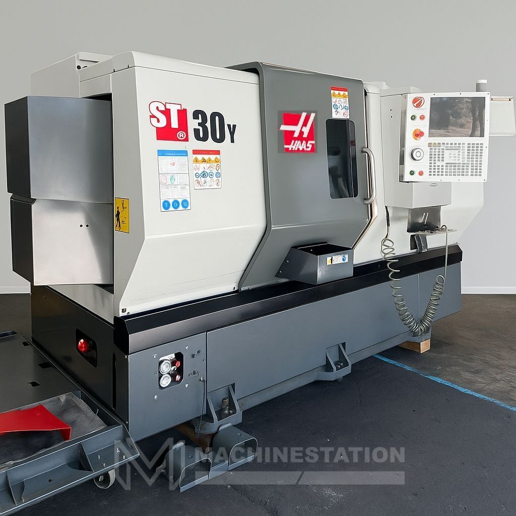 Haas ST-30Y CNC Turning Center - C & Y Axis 10" Chuck Tailstock Lathe 1