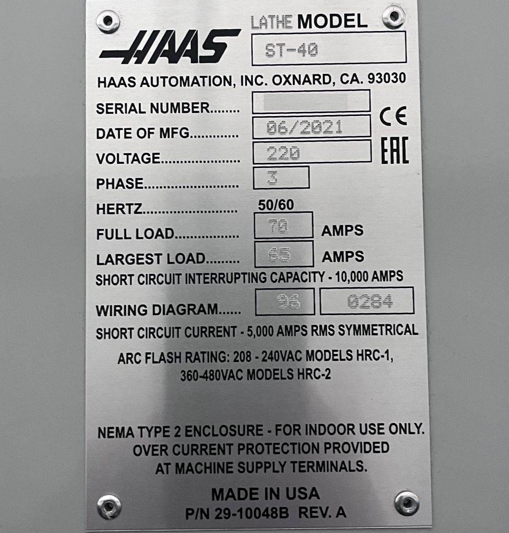 Haas ST-40 CNC Turning Center - 2021 14