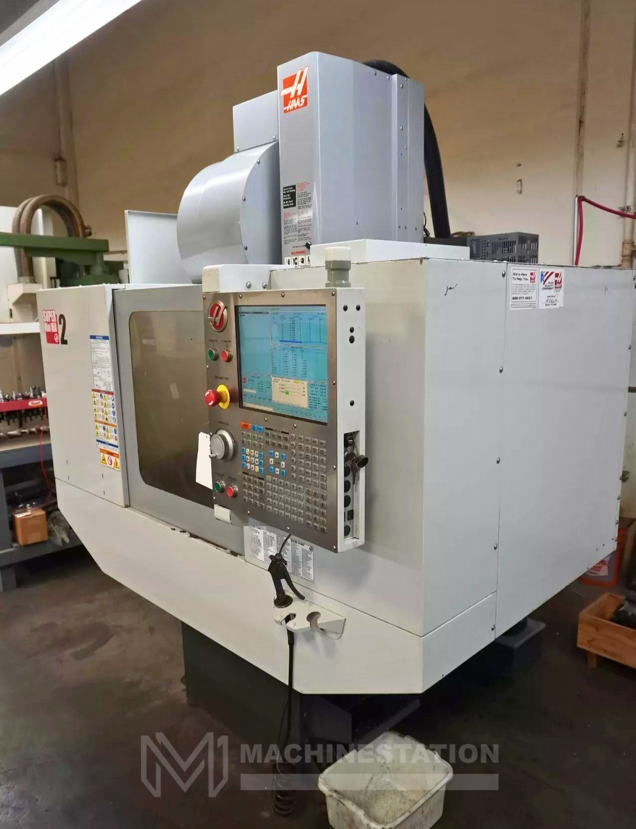 Haas Super Mini Mill 2 CNC Vertical Machining Center - 4th Axis Ready Mill 2