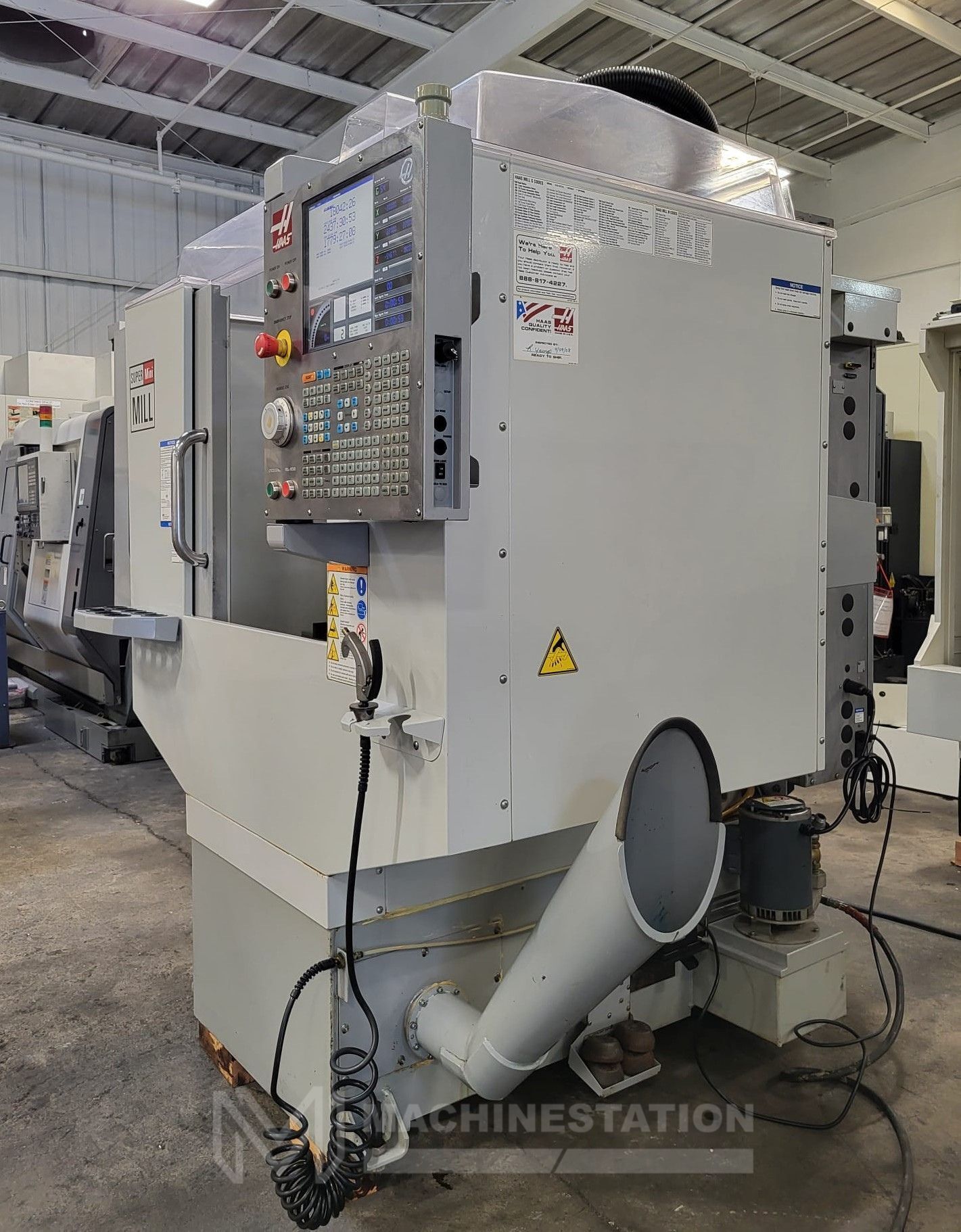 Haas Super Mini Mill CNC Vertical Machining Center 4