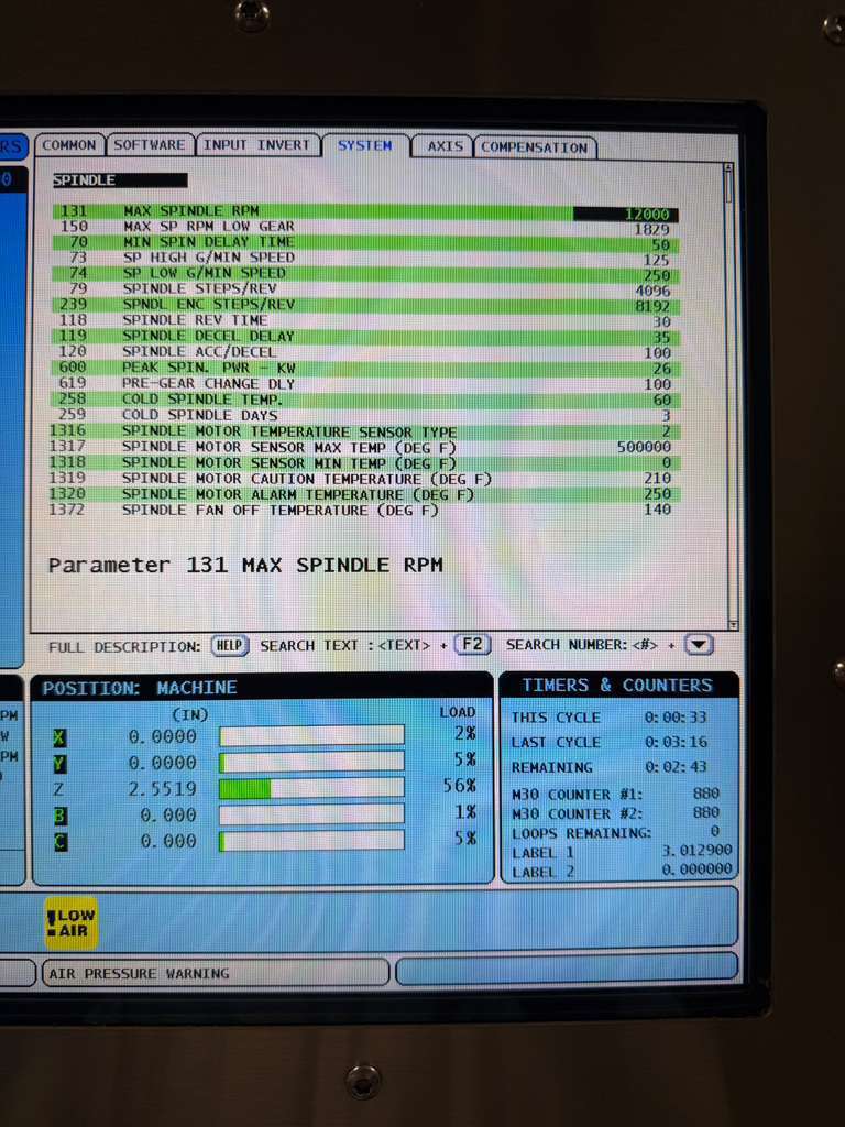 Haas UMC-750 5-Axis CNC Universal Machining Center - 12,000 RPM, 40 ATC, TSC, HSM Mill 8