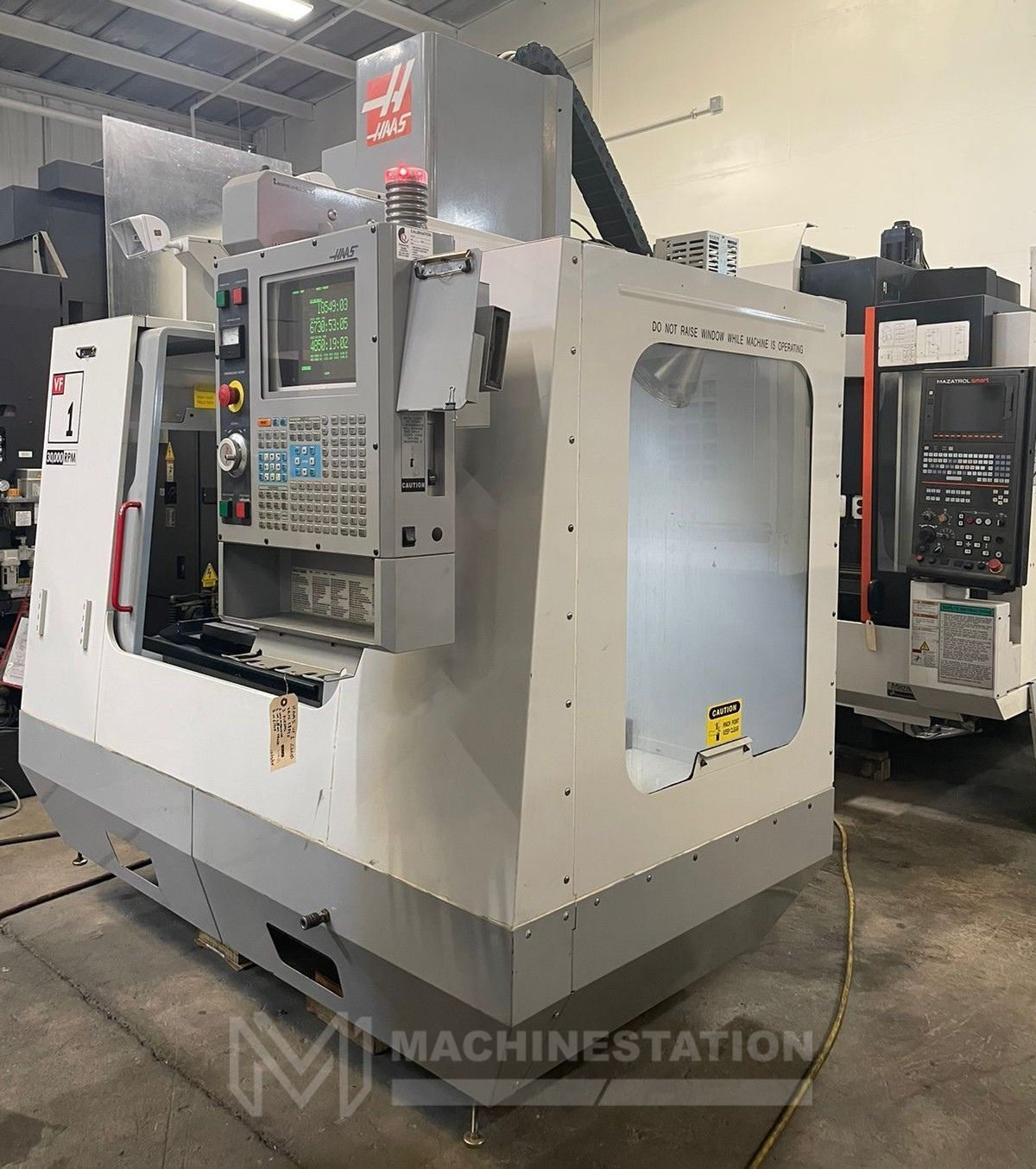 Haas VF-1D CNC Vertical Machining Center - 4th & 5 Axis Ready 30000 RPM Mill 3