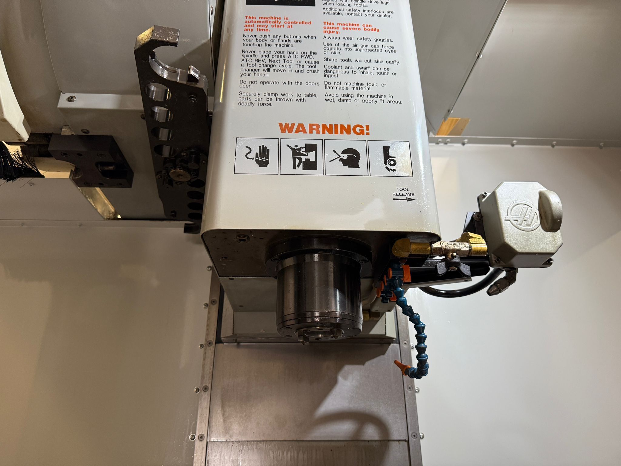 Haas VF-2D CNC Vertical Machining Center - 4th Axis Ready Mill 9