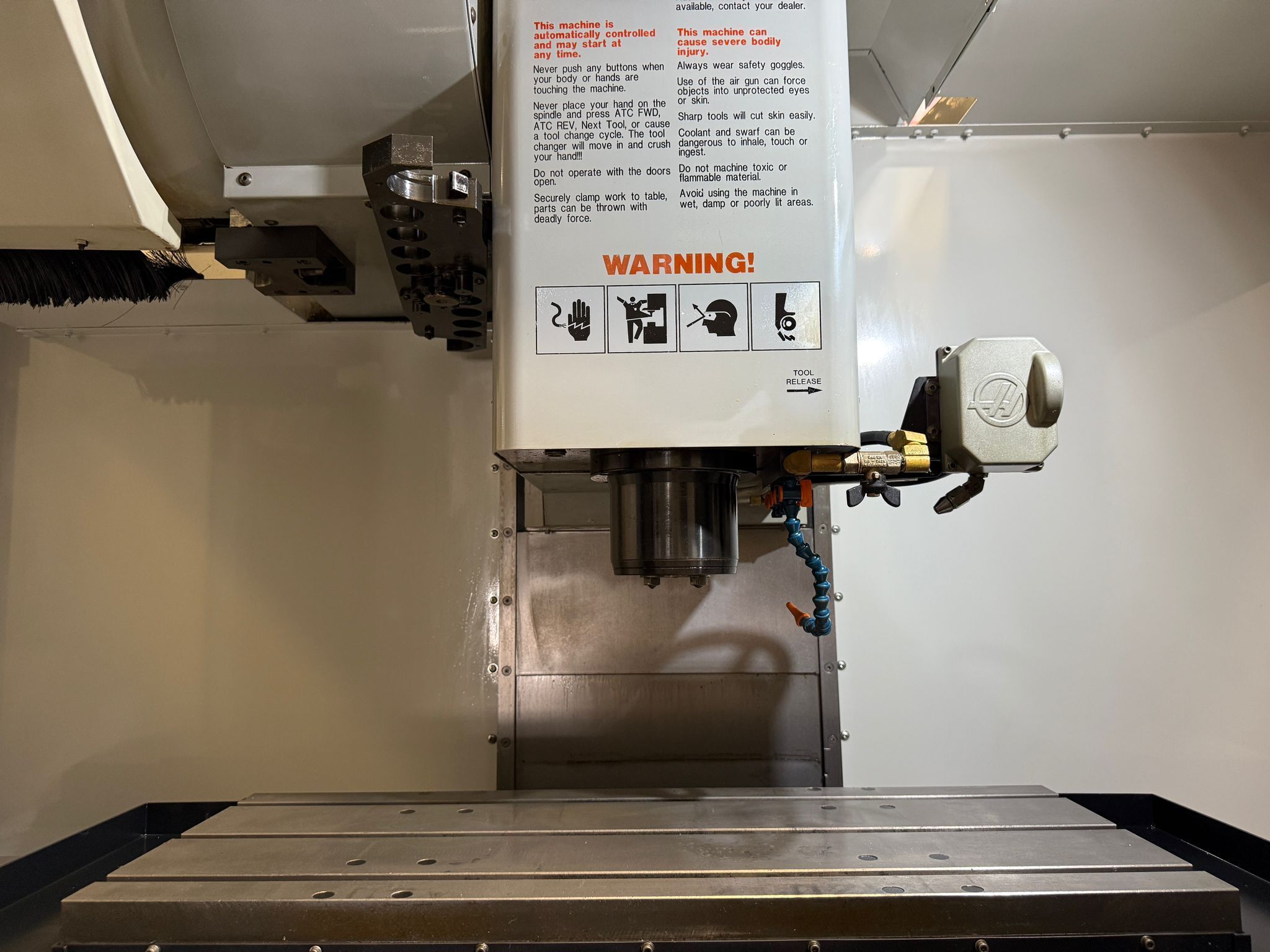Haas VF-2D CNC Vertical Machining Center - 4th Axis Ready Mill 6
