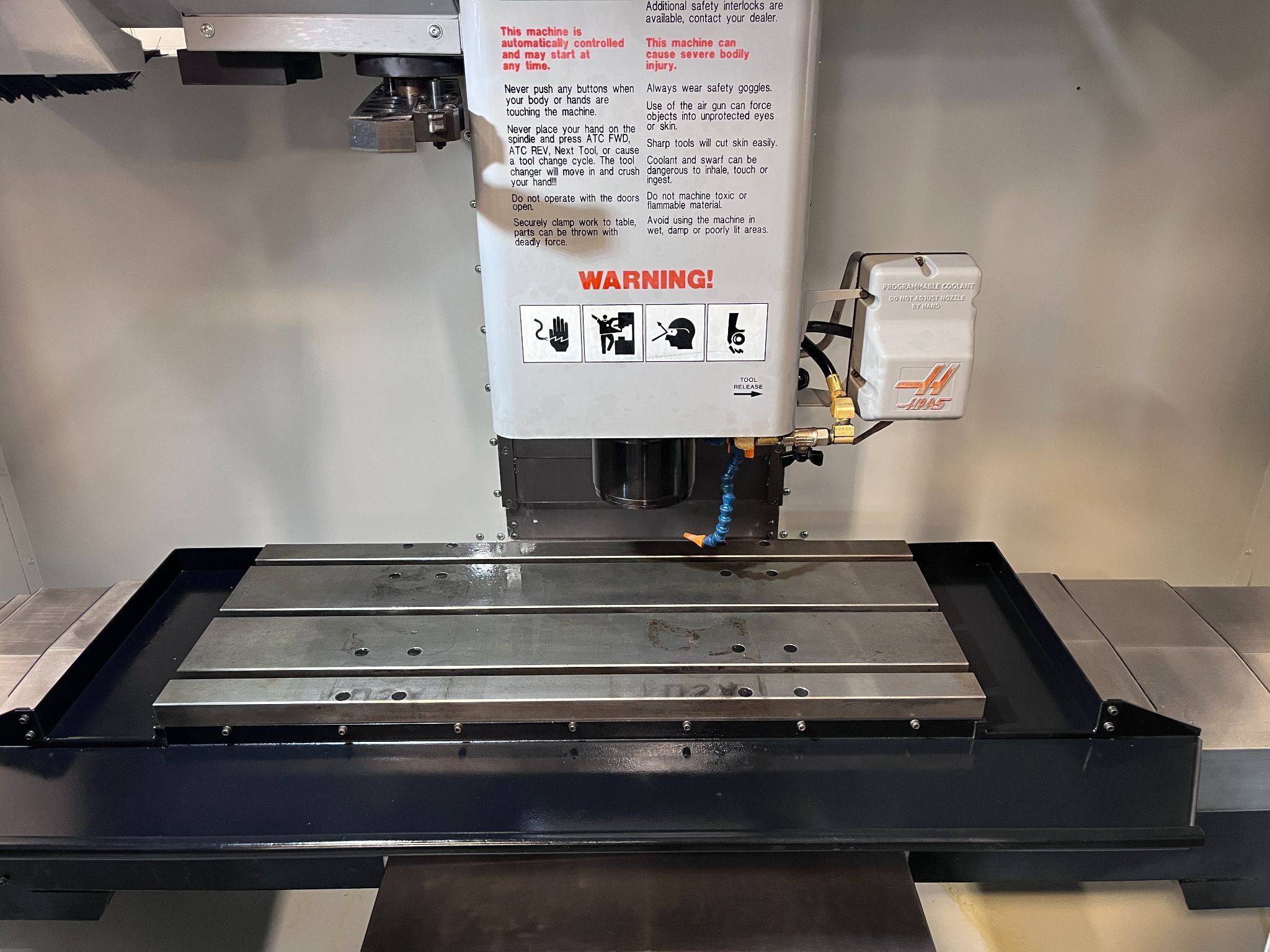 Haas VF-2D CNC Vertical Machining Center - 4th Axis Ready Mill 8