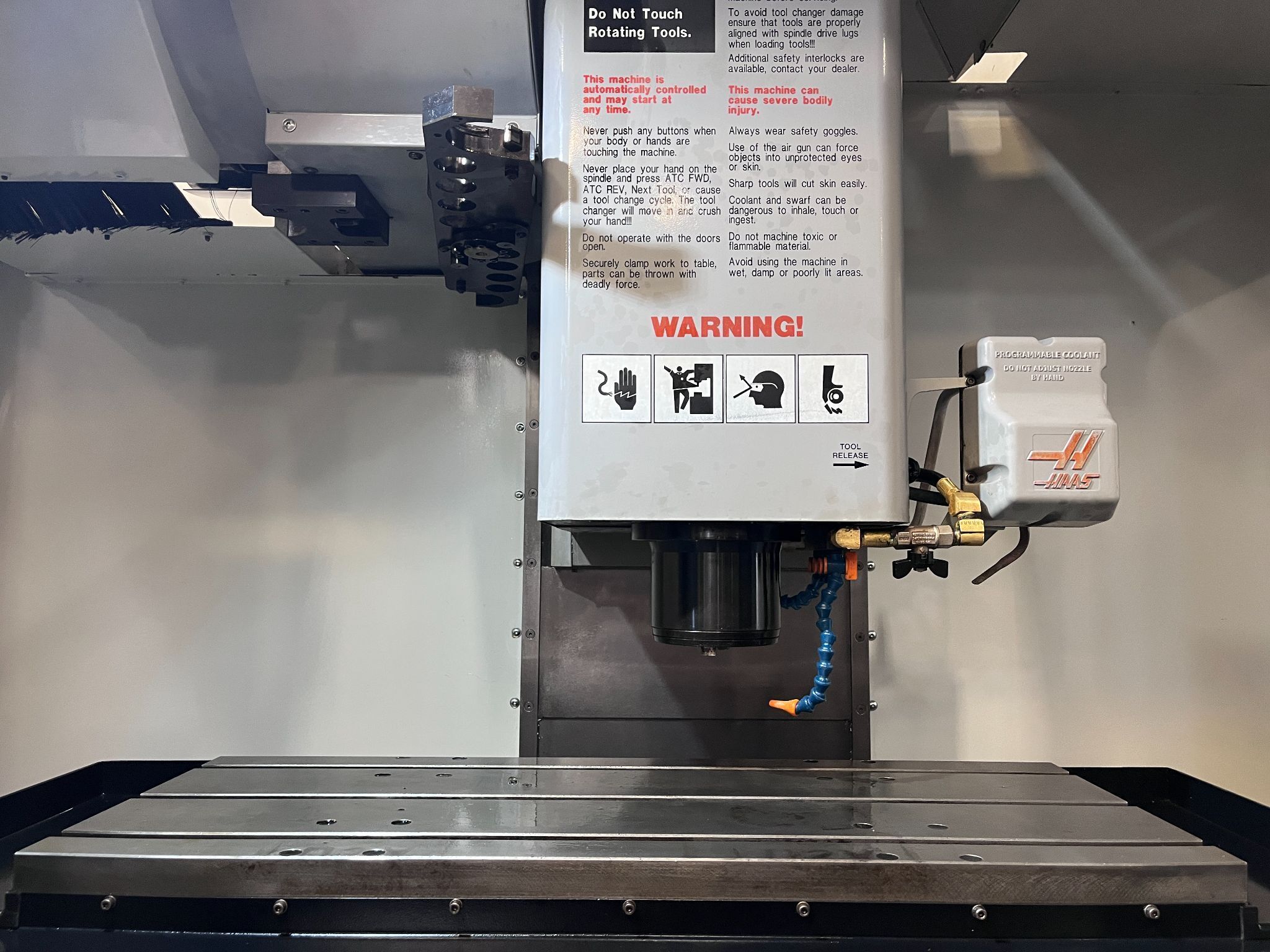 Haas VF-2D CNC Vertical Machining Center - 4th Axis Ready Mill 9