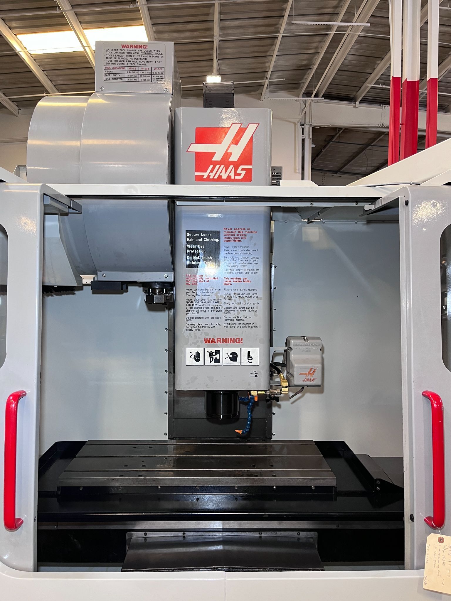 Haas VF-2D CNC Vertical Machining Center - 4th Axis Ready Mill 6