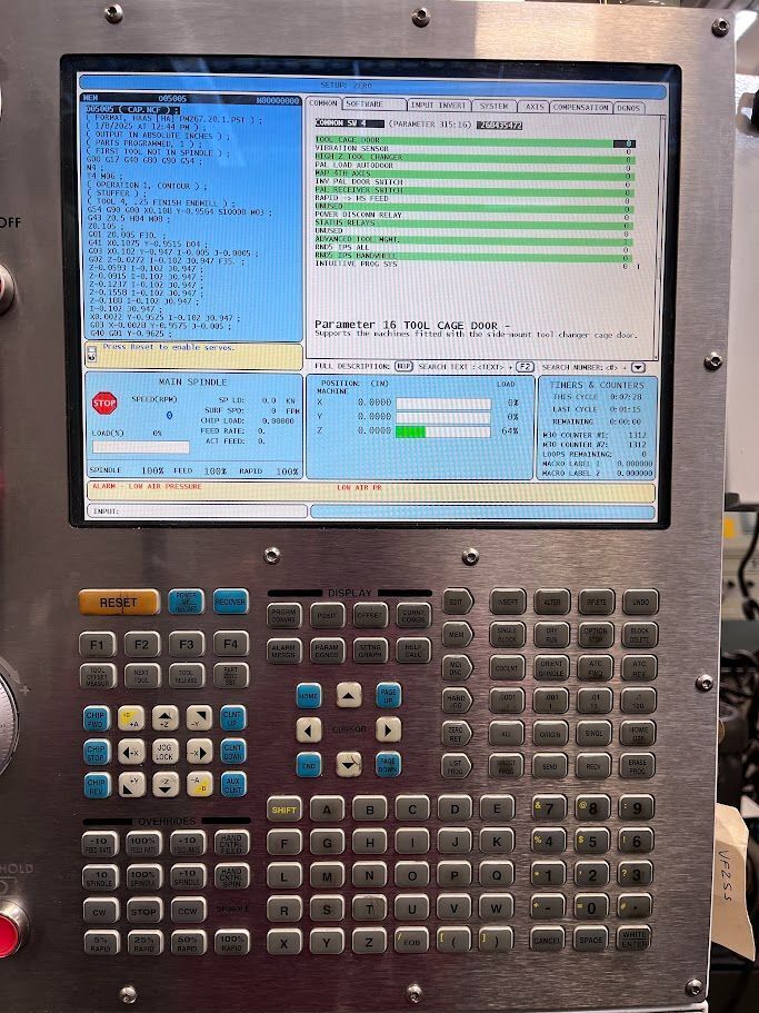 Haas VF-2SS CNC Vertical Machining Center - Mill 8