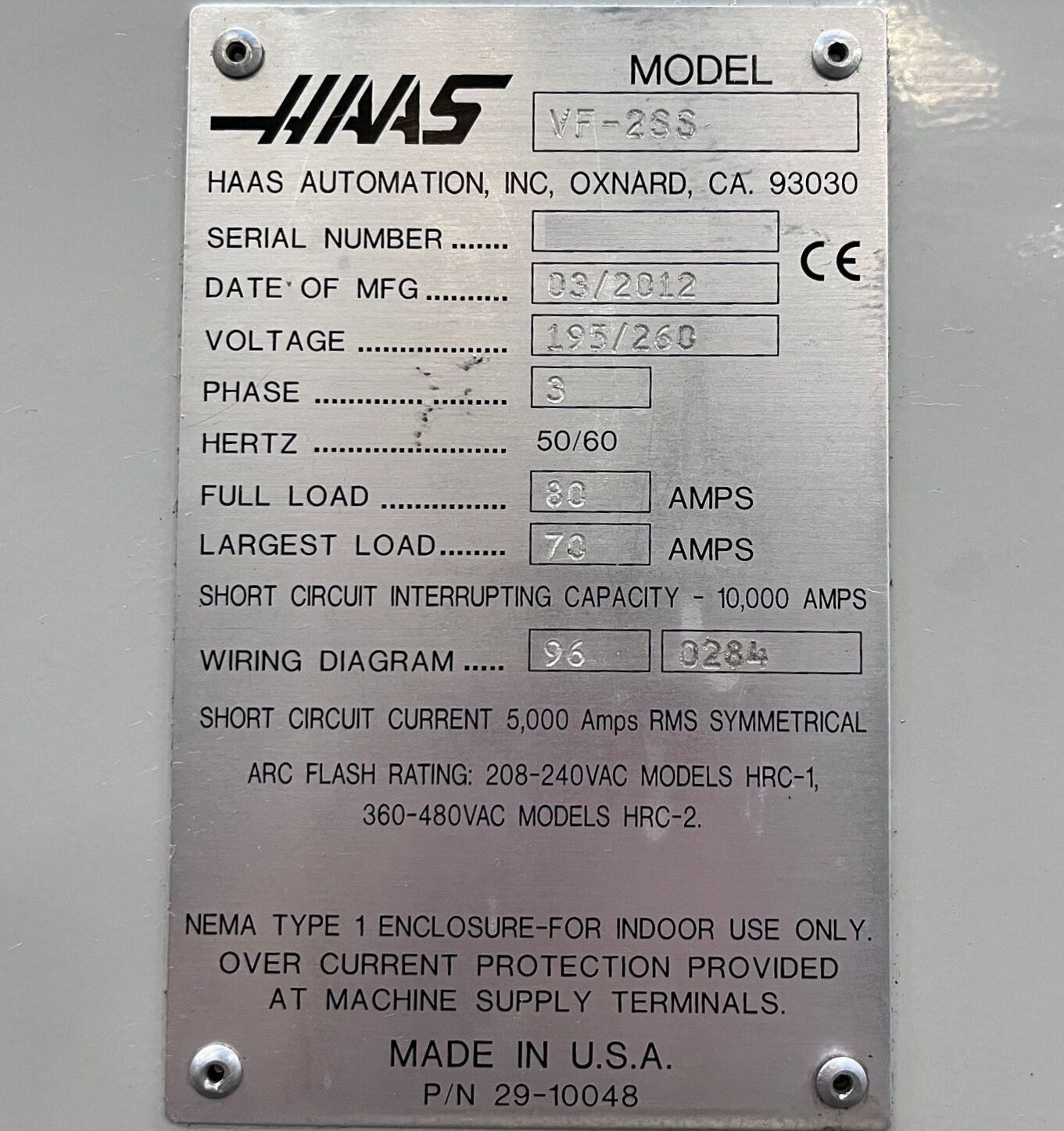 Haas VF-2SS CNC Vertical Machining Center - Mill 20