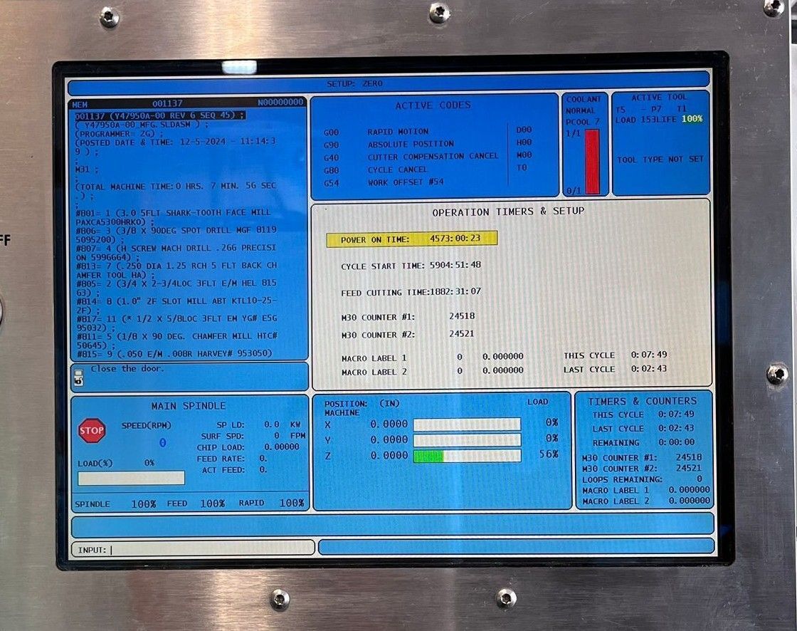 Haas VF-2SS CNC Vertical Machining Center - Mill 7