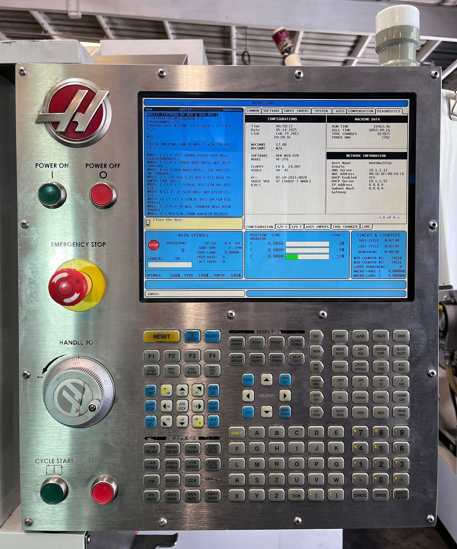 Haas VF-2SS CNC Vertical Machining Center - Mill 4