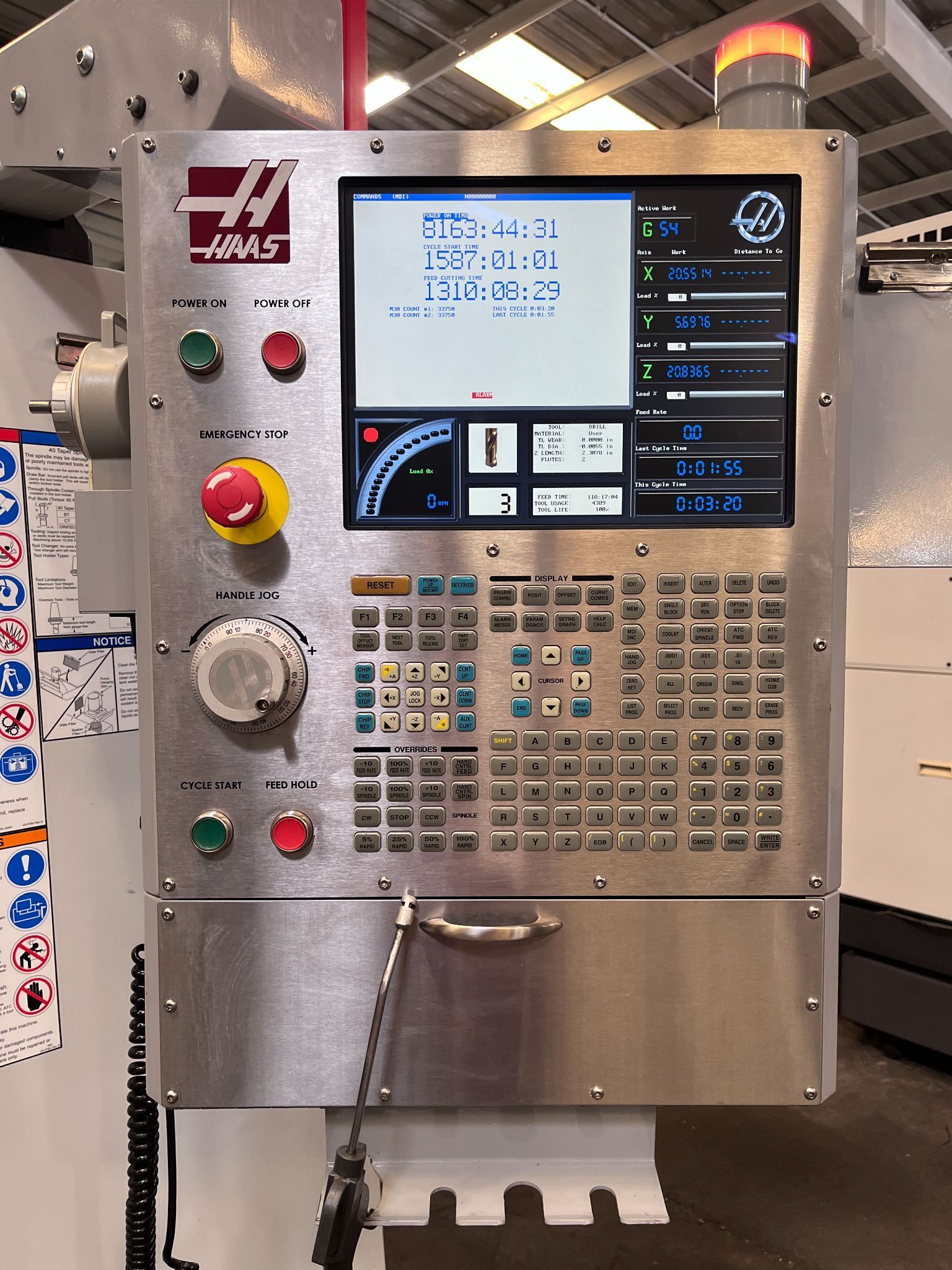 Haas VF-2SS CNC Vertical Machining Center - Mill 3