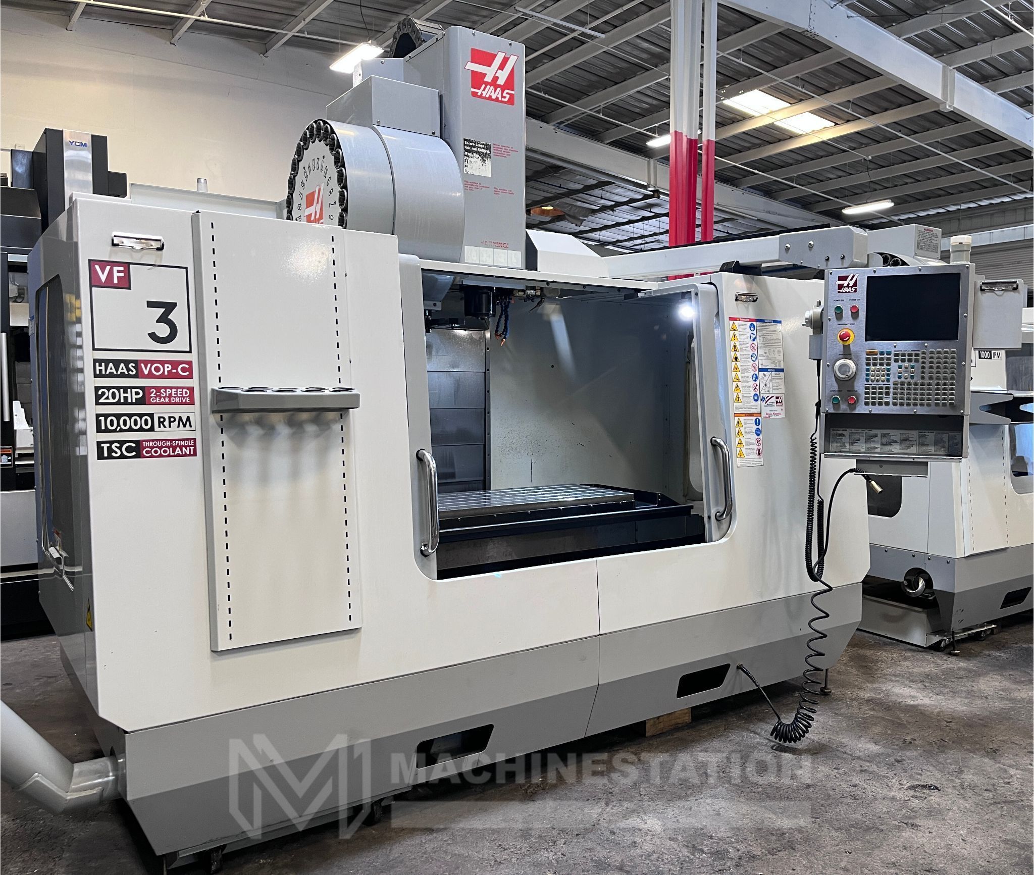 Haas VF-3B CNC Vertical Machining Center - TSC 10,000 RPM Mill 1