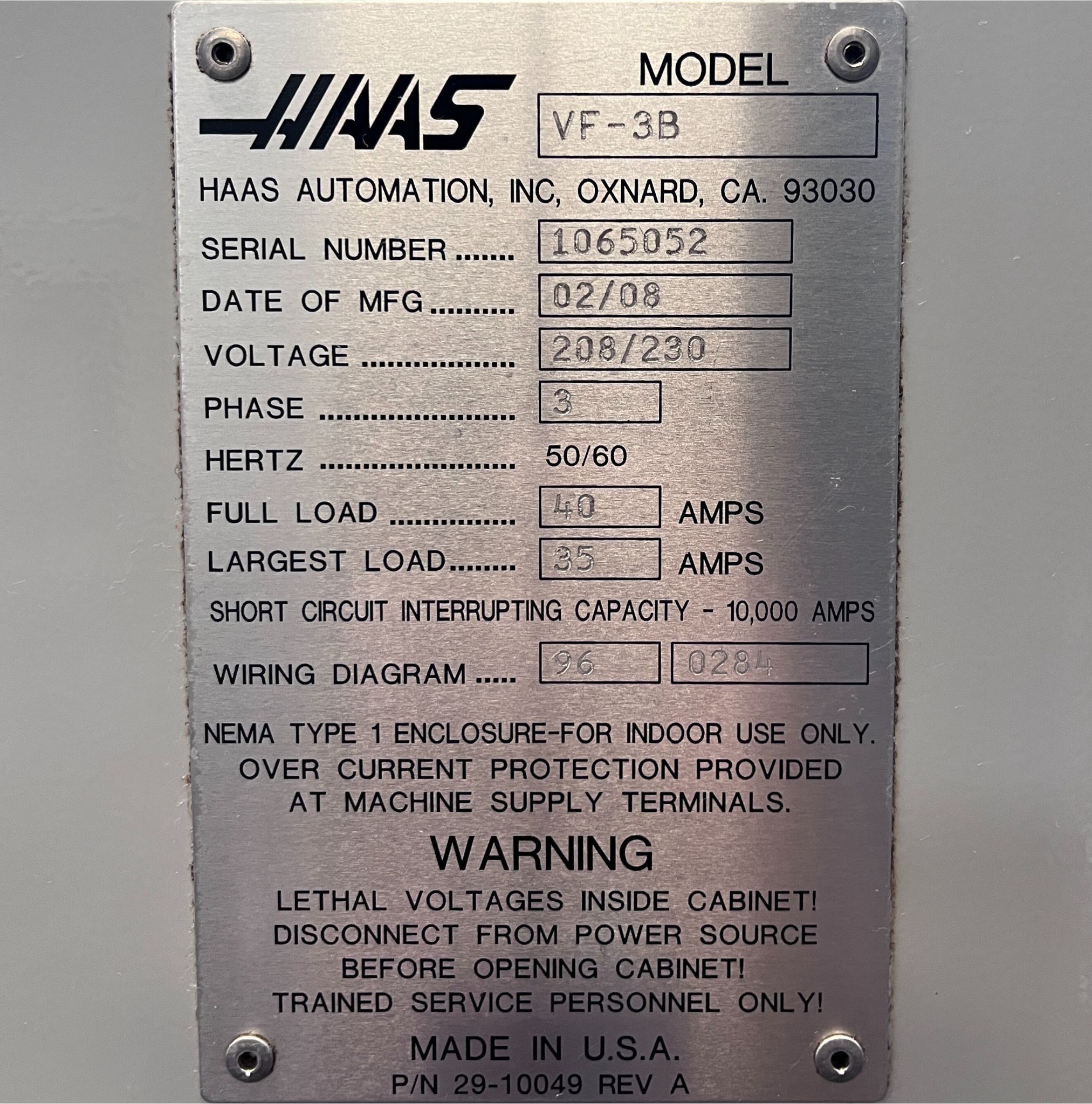 Haas VF-3B CNC Vertical Machining Center - TSC 10,000 RPM Mill 14