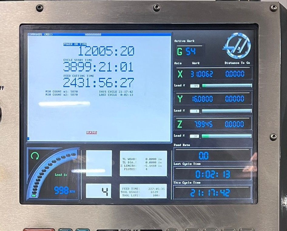 Haas VF-7B/40 CNC Vertical Machining Center - Mill 6