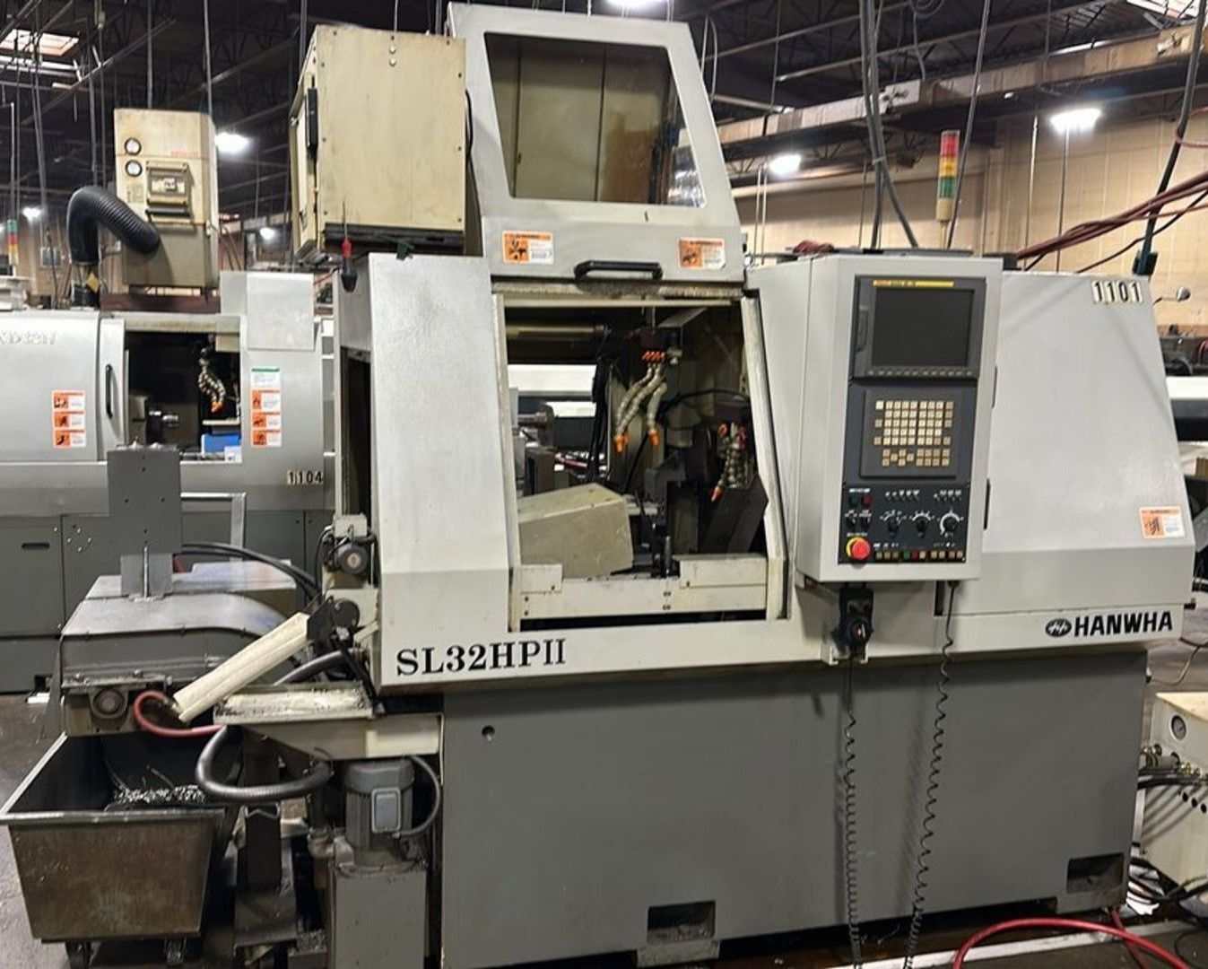 Hanwha SL32HPII CNC Swiss Type Automatic Lathe 0