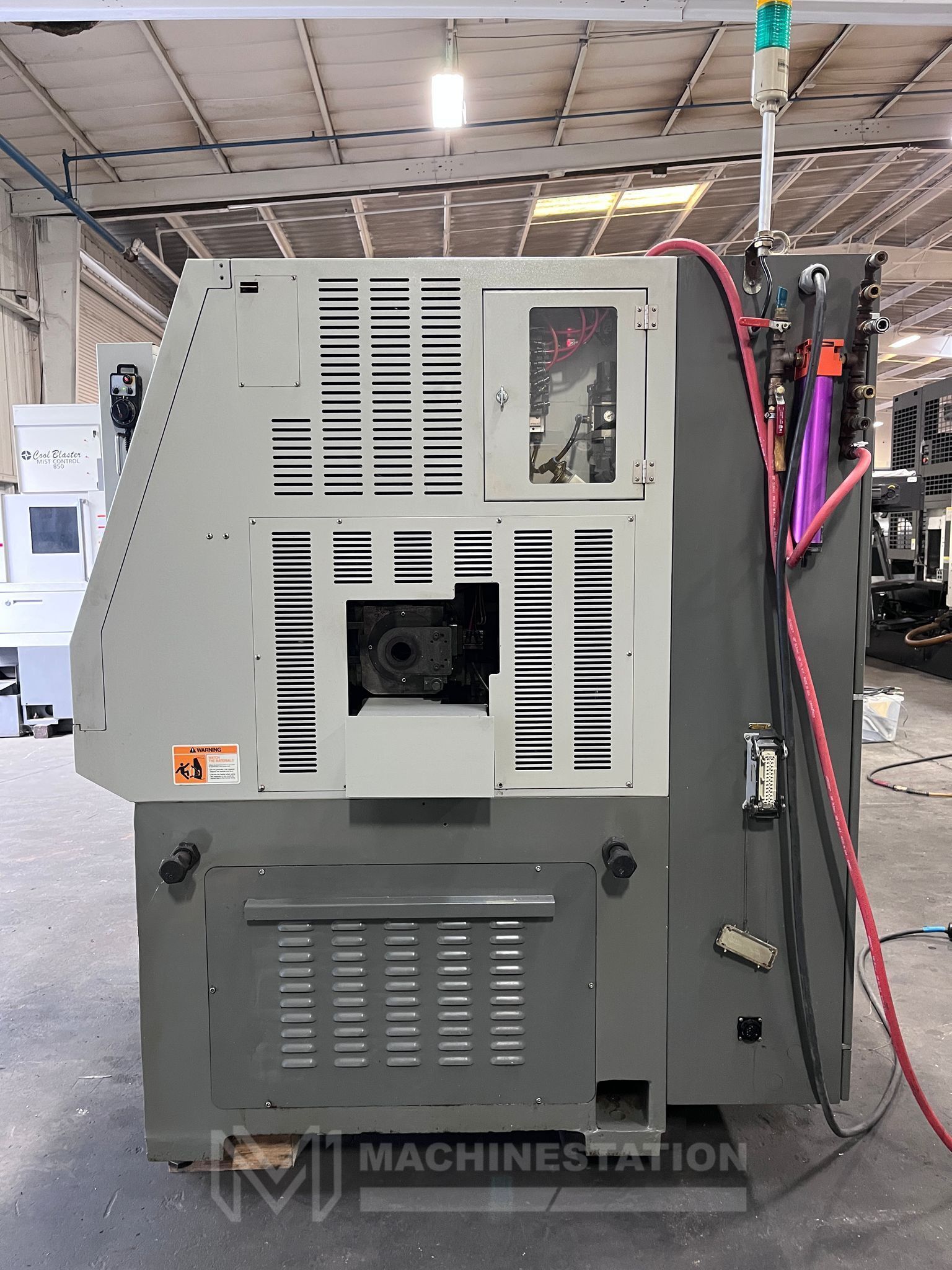 Hanwha SL32HPII CNC Swiss Type Automatic Lathe - Bar Feeder 12