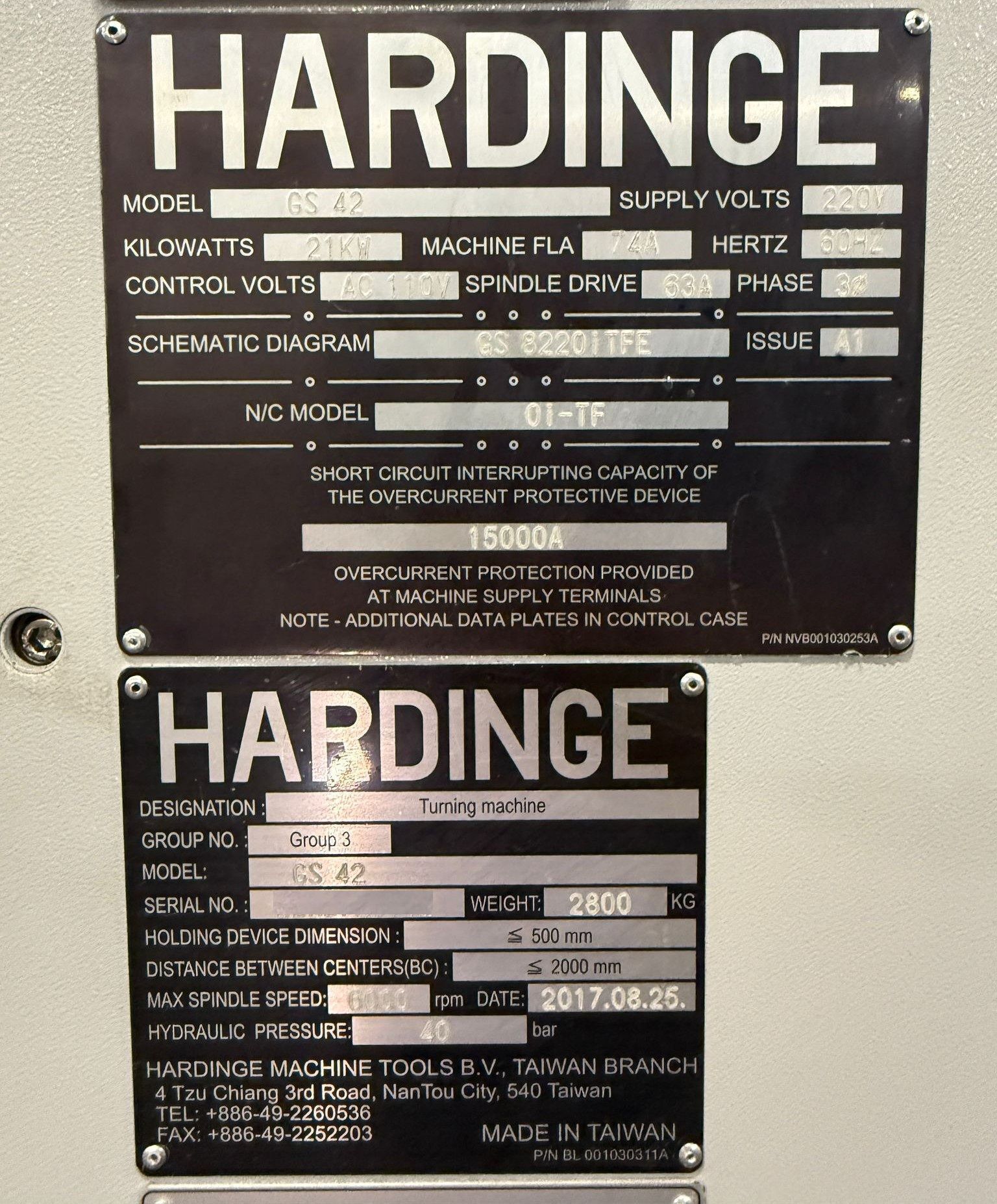 Hardinge GS 42 CNC Turning Center - Lathe 21