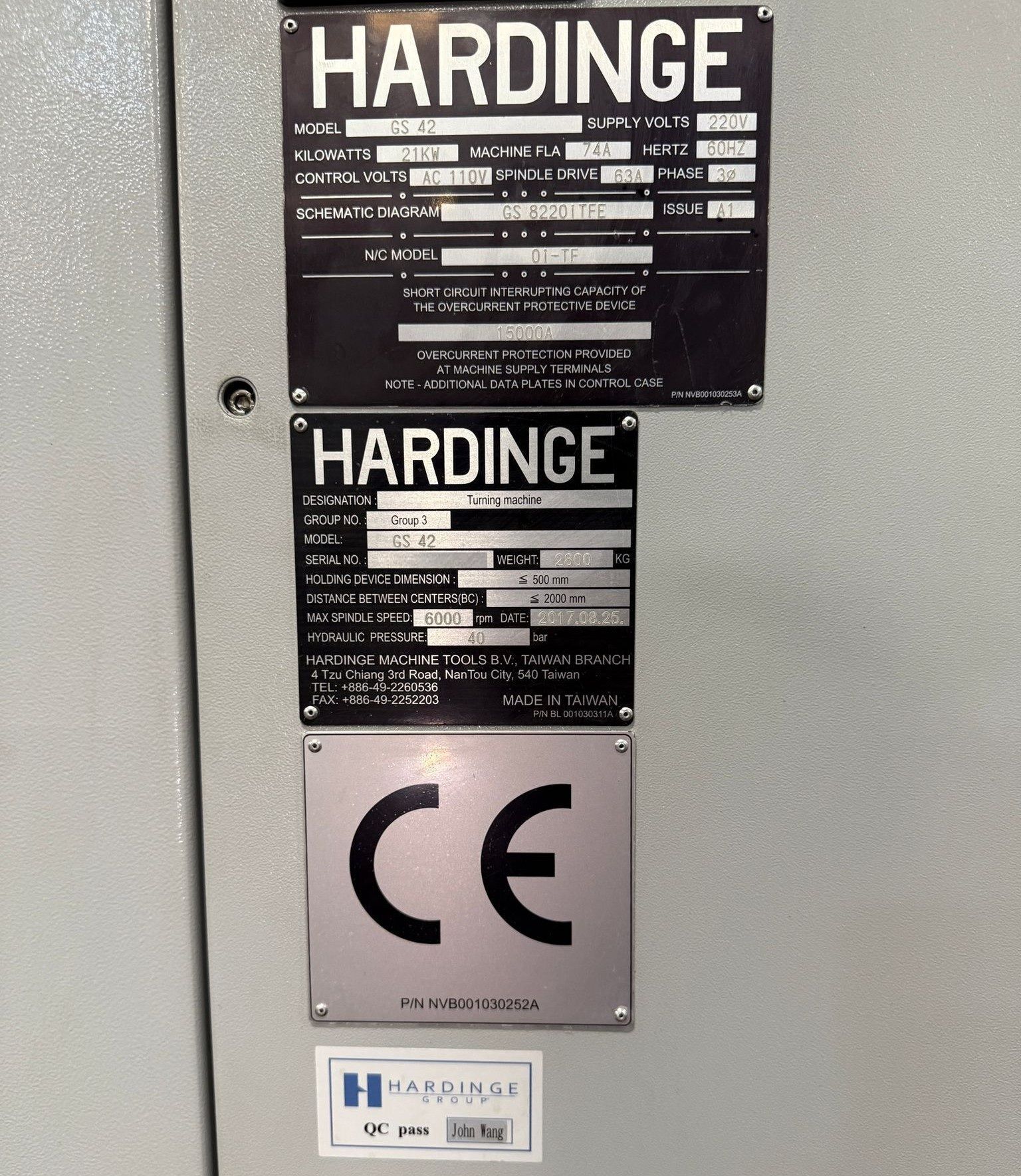 Hardinge GS 42 CNC Turning Center - Lathe 22
