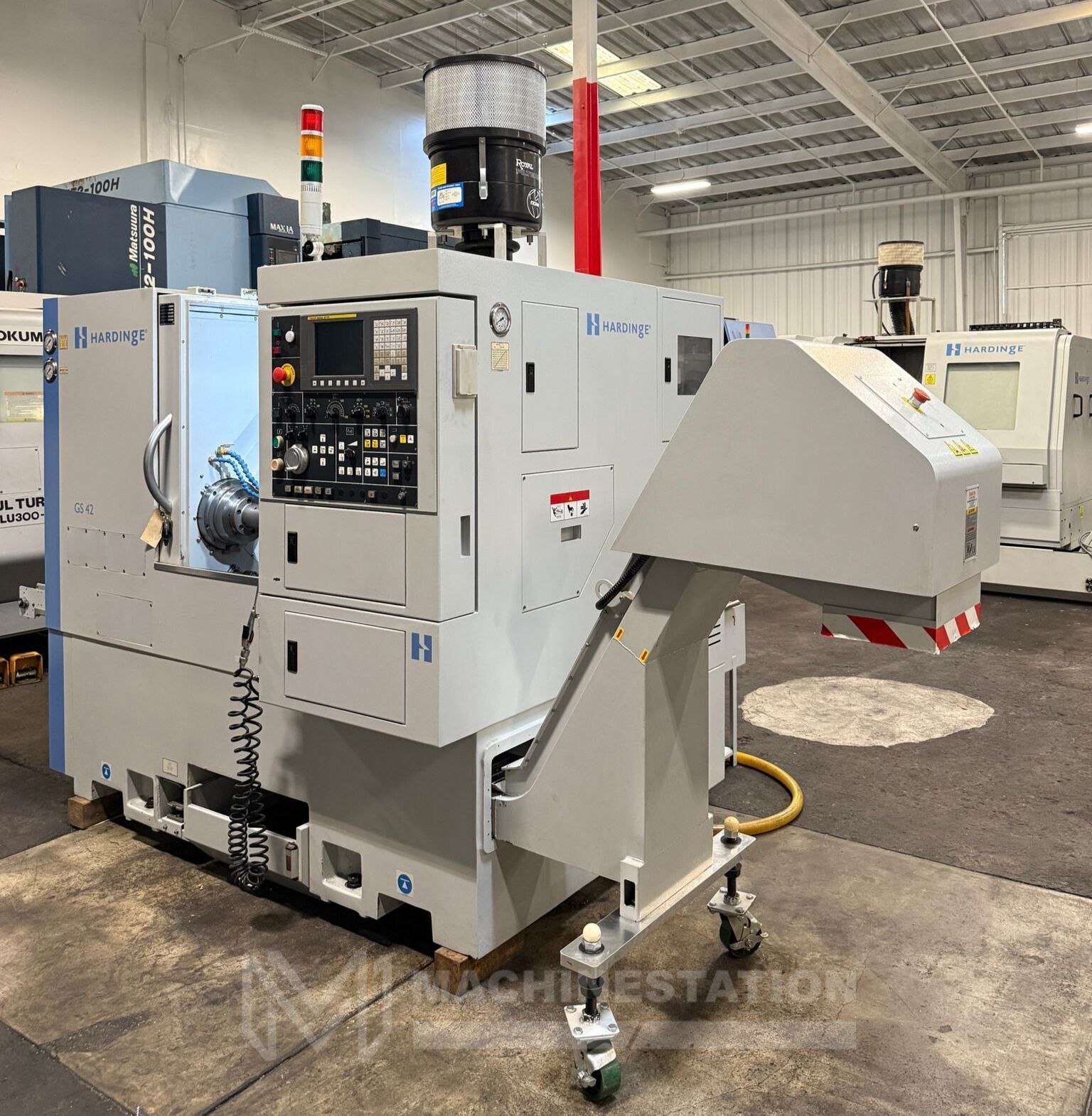 Buy Used Hardinge GS 42 CNC Turning Center—Lathe with Fanuc Oi-TF