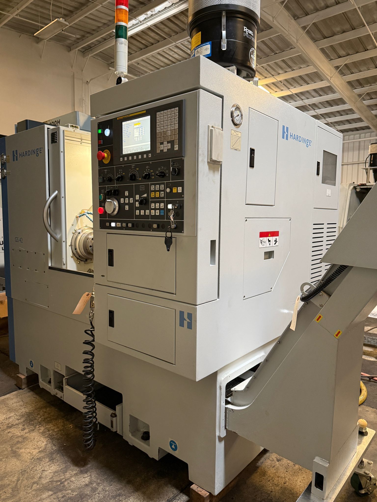 Buy Used Hardinge GS 42 CNC Turning Center—Lathe with Fanuc Oi-TF