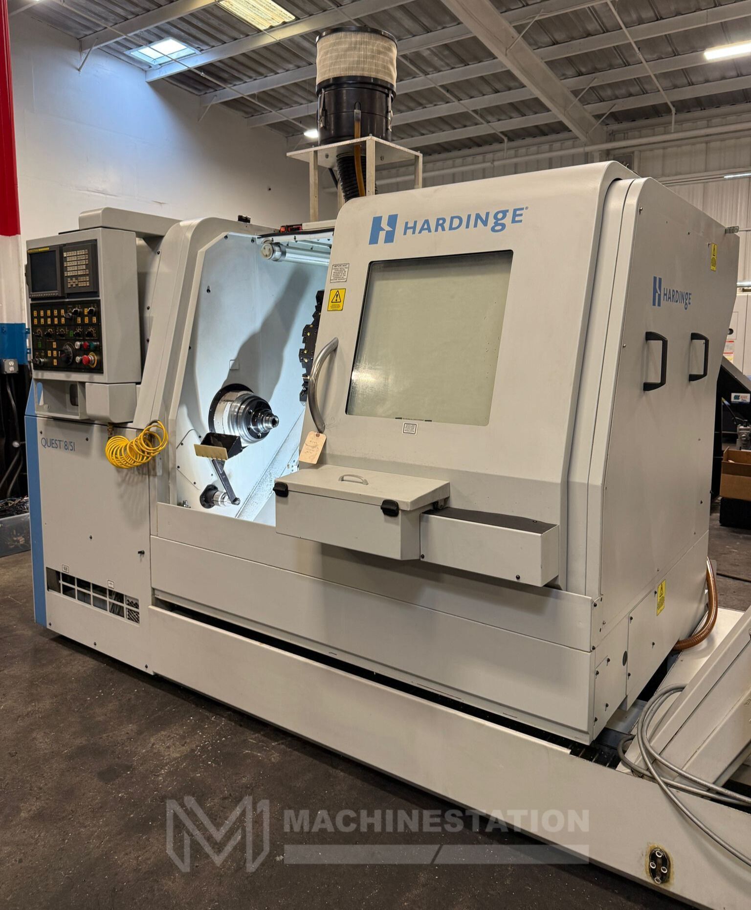 Buy Used Hardinge Quest 8/51 CNC Turning Center—Lathe with Fanuc
