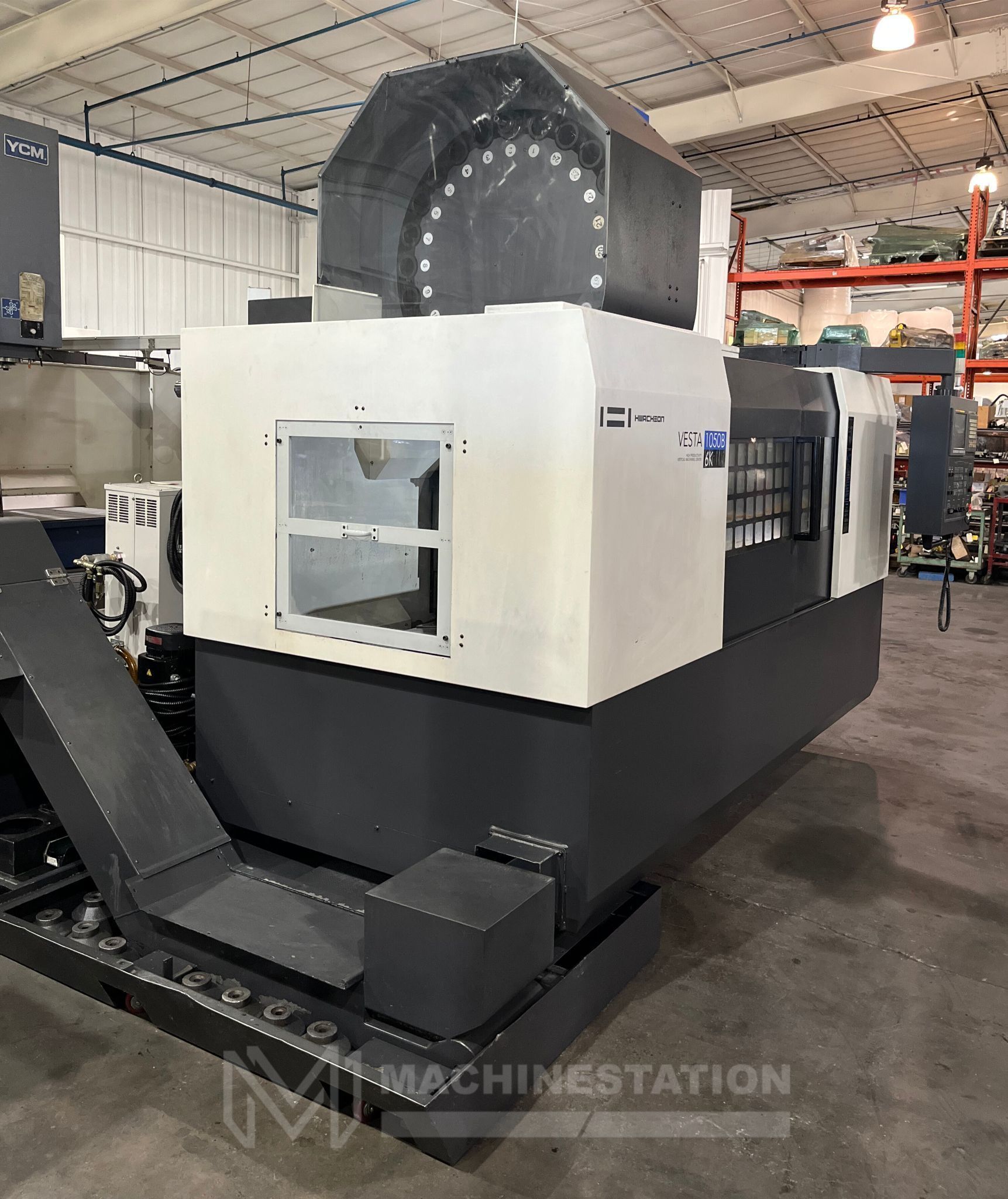 Hwacheon Vesta 1050B CNC Vertical Machining Center - 50 Taper Mill 4