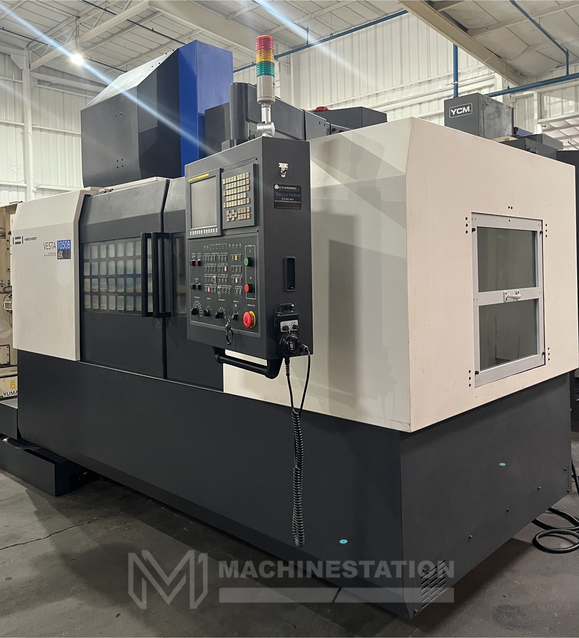 Hwacheon Vesta 1050B CNC Vertical Machining Center - 50 Taper Mill 3
