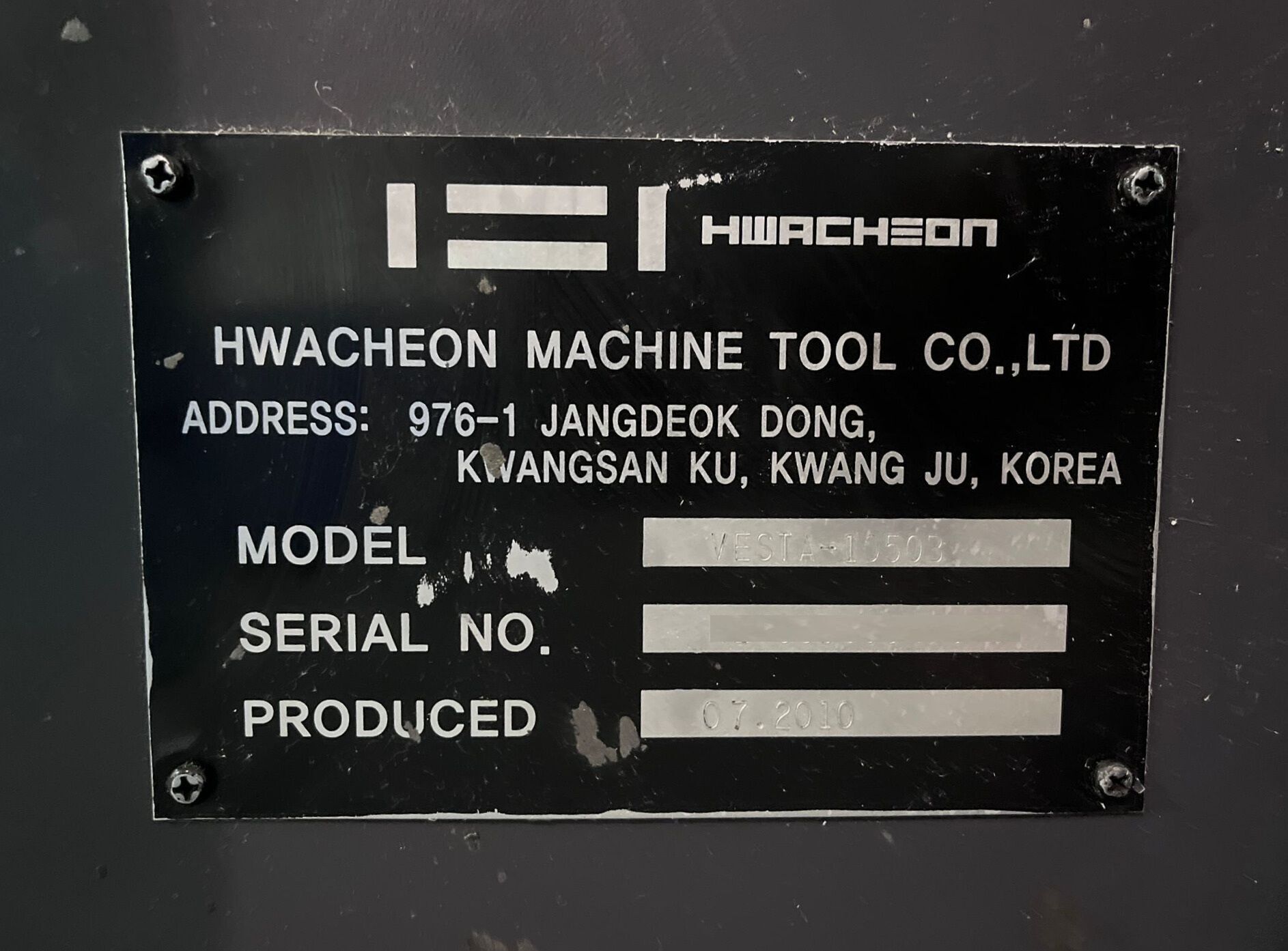 Hwacheon Vesta 1050B CNC Vertical Machining Center - 50 Taper Mill 23