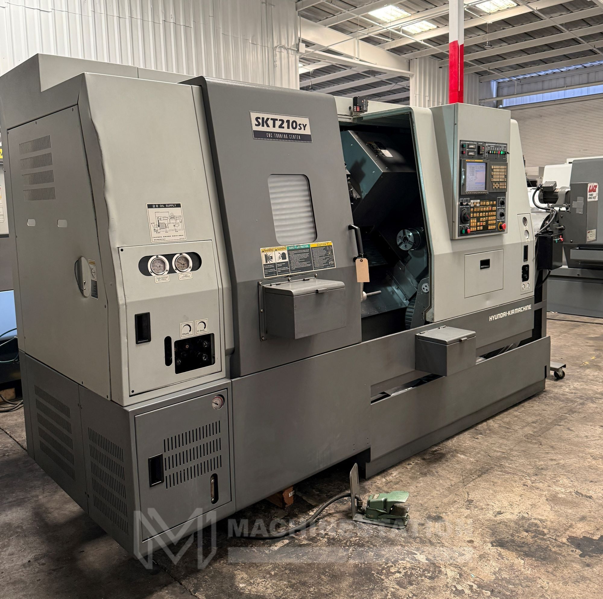 Hyundai Kia SKT-210SY CNC Turning Center - Sub Spindle Y Axis Lathe 2